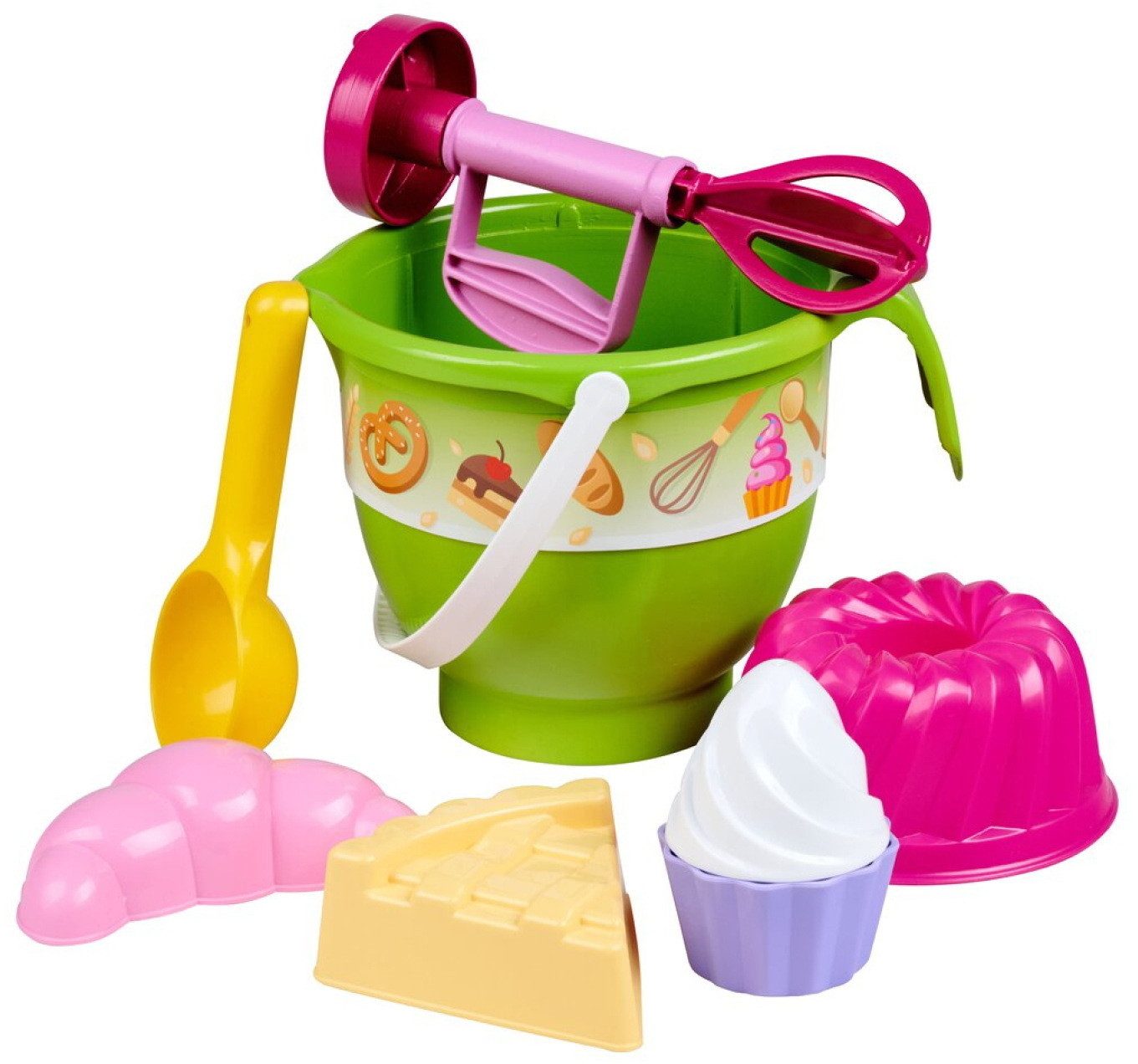 SIMBA Sandform-Set Spielzeug Sand & Strand Großes Backset Schüssel, Mixer… 107104776
