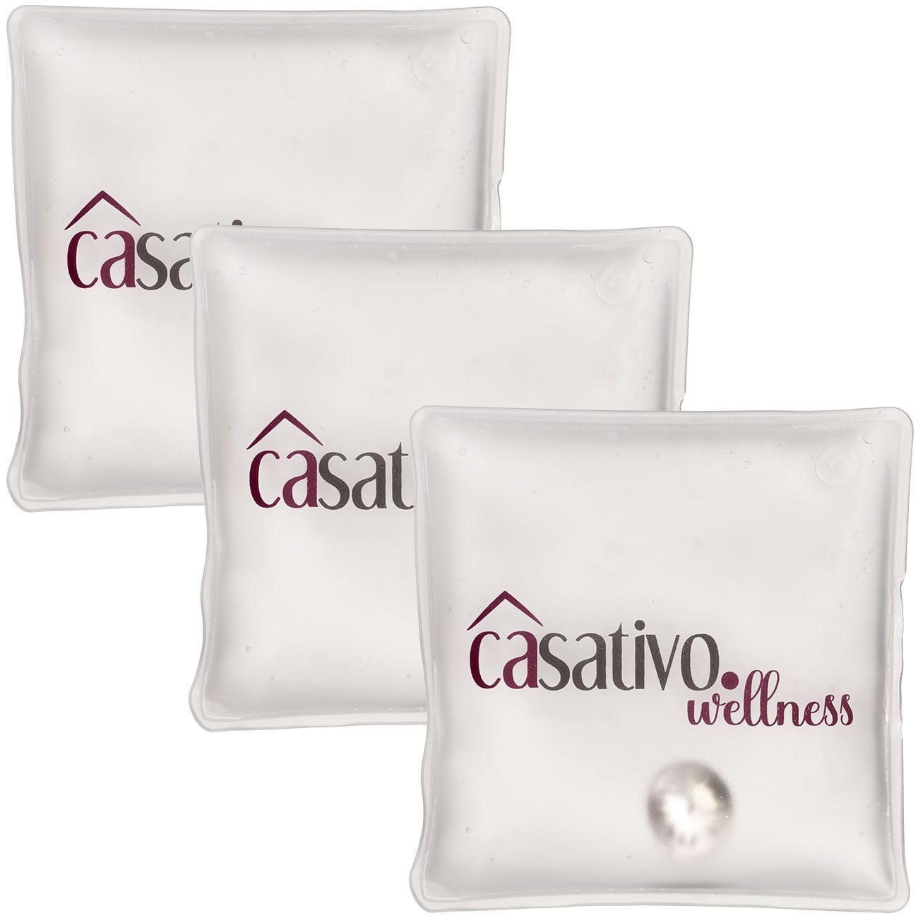 Casativo Handwärmer Casativo Wiederverwendbare Taschenwärmer Gelfüllung Heizpads bis 50°C, 3-tlg., Heizpads für unterwegs, bei Minusgraden die Feinmotorik der Finger