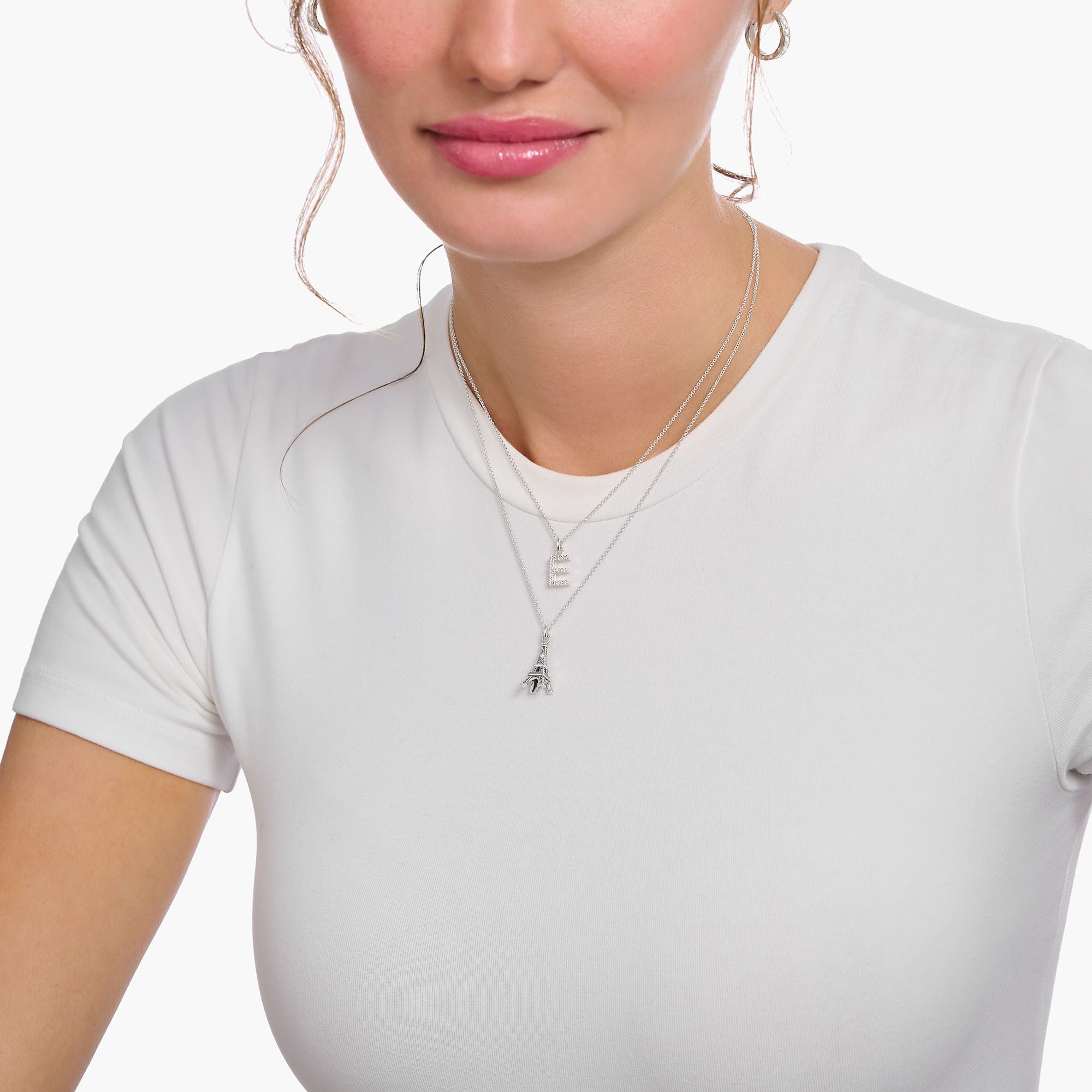 THOMAS SABO Kette mit Anhänger Eiffeltu...