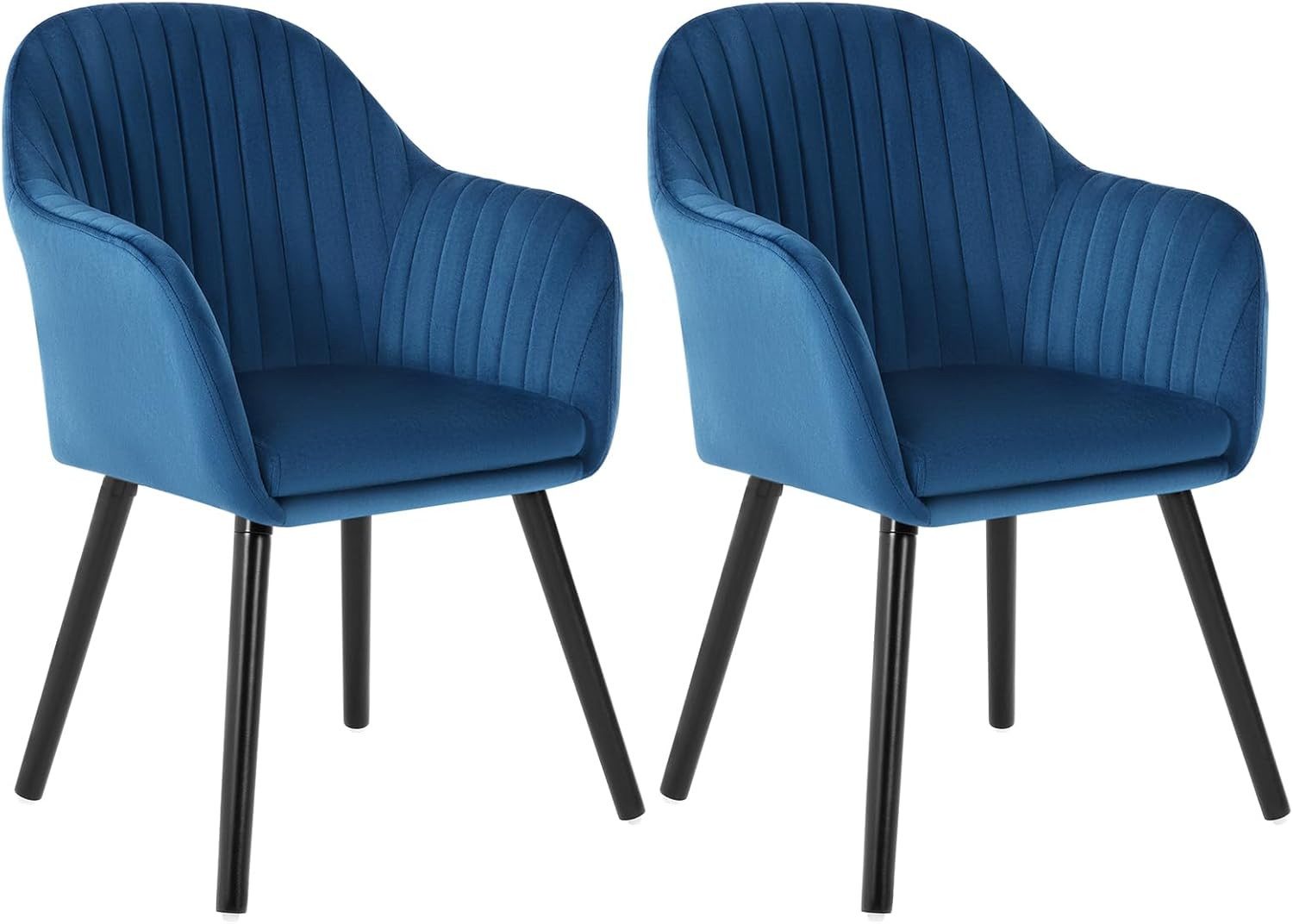 Woltu Esszimmerstuhl (2 St), Polsterstuhl mit Armlehne Massivholz günstig online kaufen