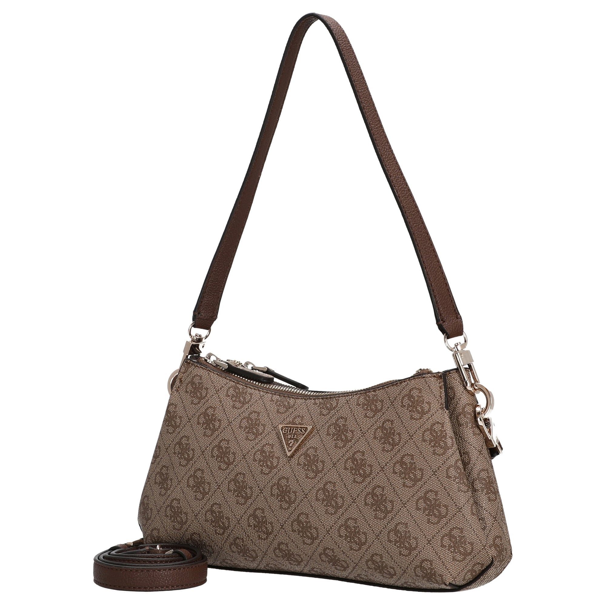 Guess Umhängetasche Noelle ll - Schultertasche (latte logo/brown) günstig online kaufen