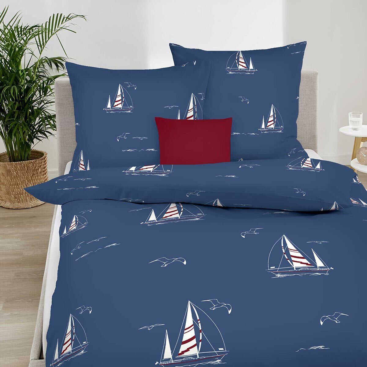 Kaeppel Bettwäsche Yacht, Renforce, 2 teilig, günstig online kaufen