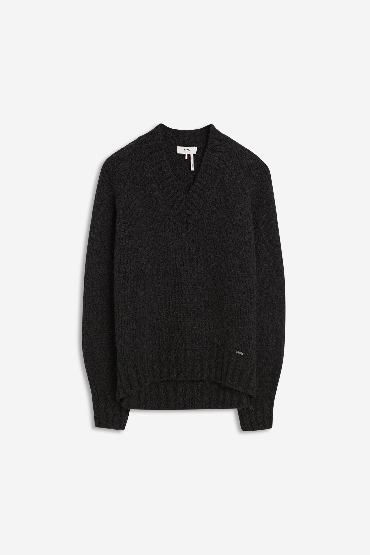 V-Ausschnitt-Pullover