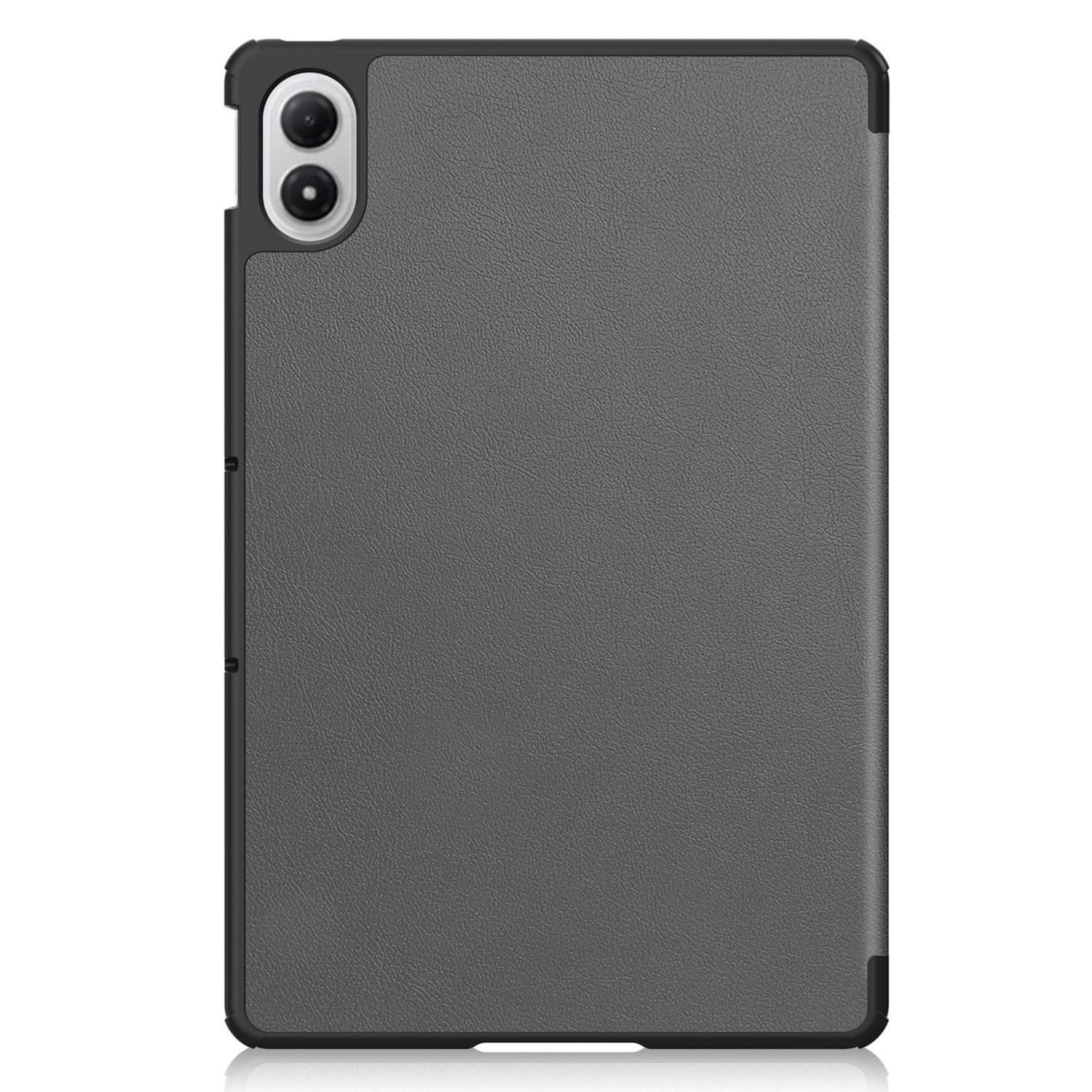 Wigento Tablet-Hülle Für Xiaomi Redmi Pad 2 Pro 12.1" 3folt Wake UP Smart Tasche Hülle Grau, 3-Fach Halterung, Kratzfest, Leicht