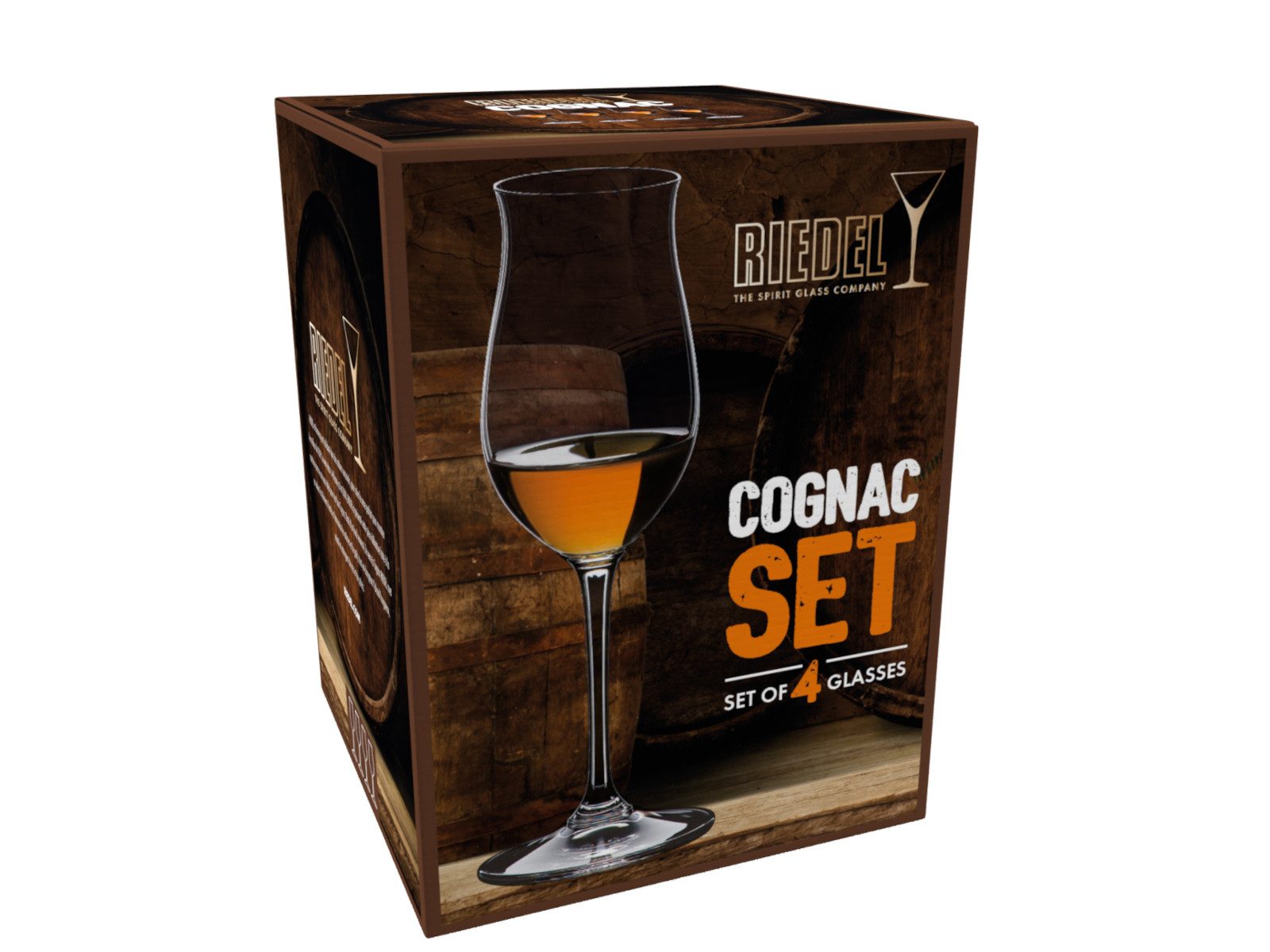 RIEDEL THE WINE GLASS COMPANY Gläser-Set Mixing Cognac 4er Set, Kristallglas – Bild 3 von 3