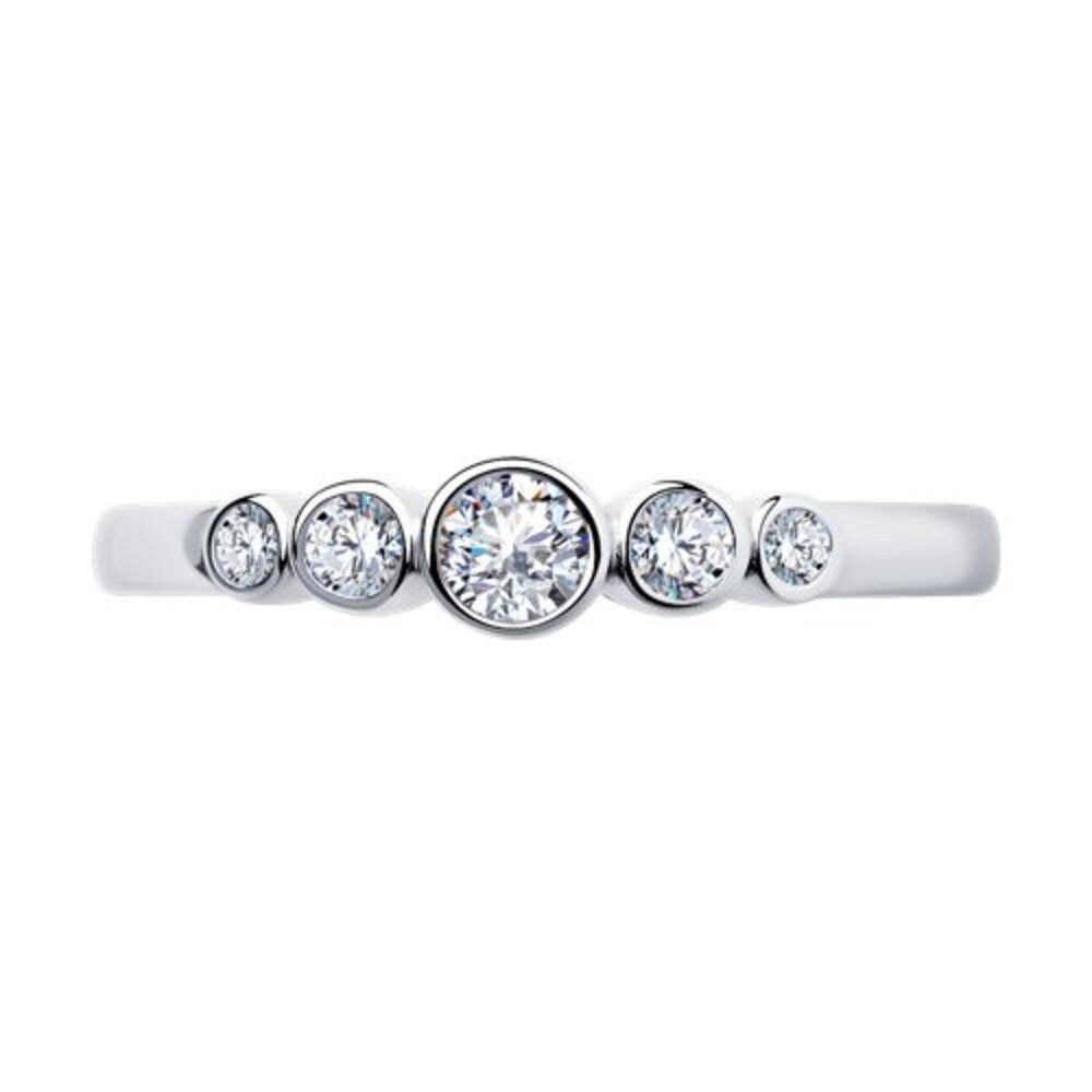 Secretforyou Fingerring Fingerring Ring 925 Silber Zirkonia Steine Echtschmuck – Bild 5 von 5