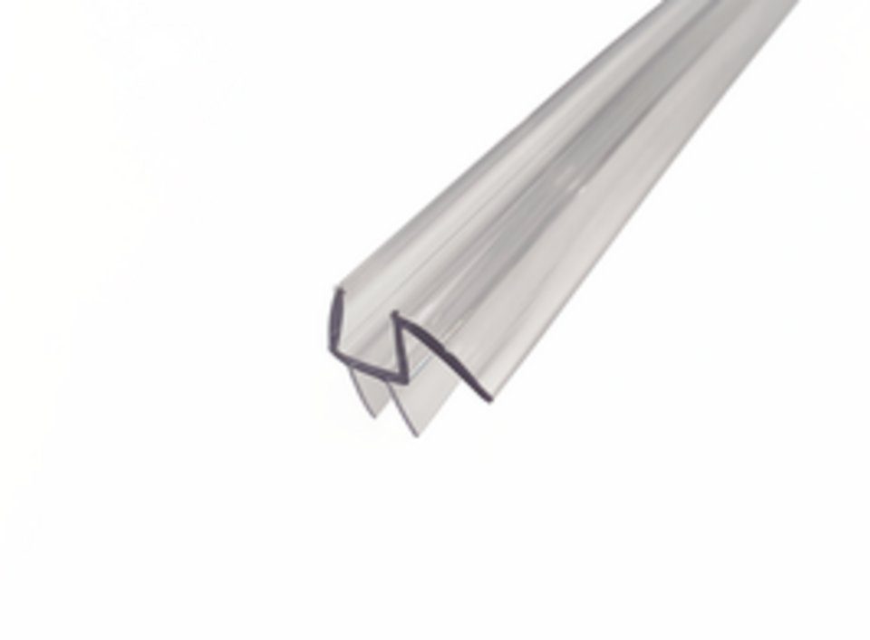 Kristhal Dusch- & Baddesign Duschdichtung Duschtürdichtung, Duschdichtung mit doppelter Dichtlippe unten, L: 100 cm, individuell kürzbar