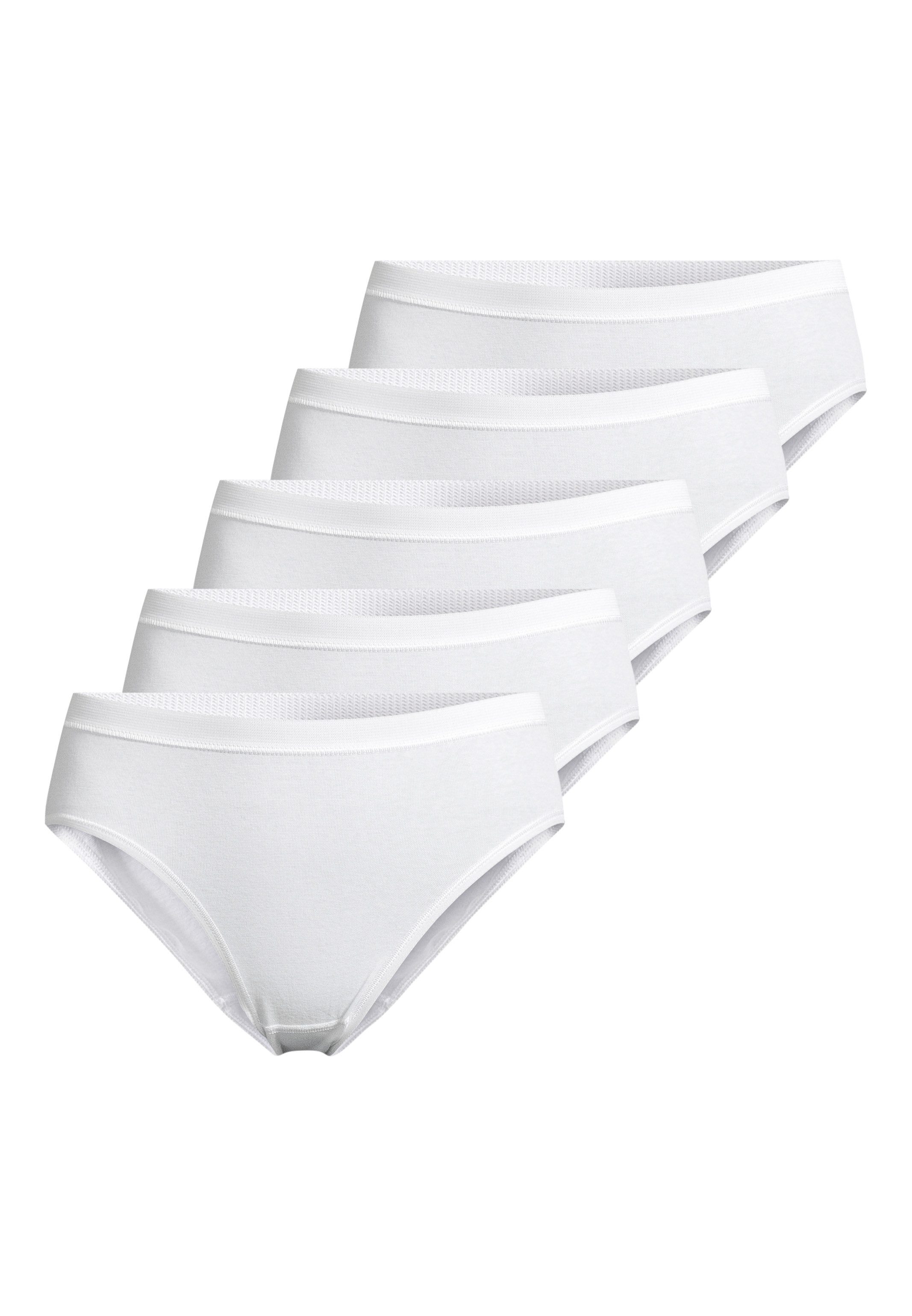 conta Midislip 5er Pack Feinripp (Spar-Set, 5-St) Midi Slip - Baumwolle - Atmungsaktiv - Weiche Feinripp-Qualität