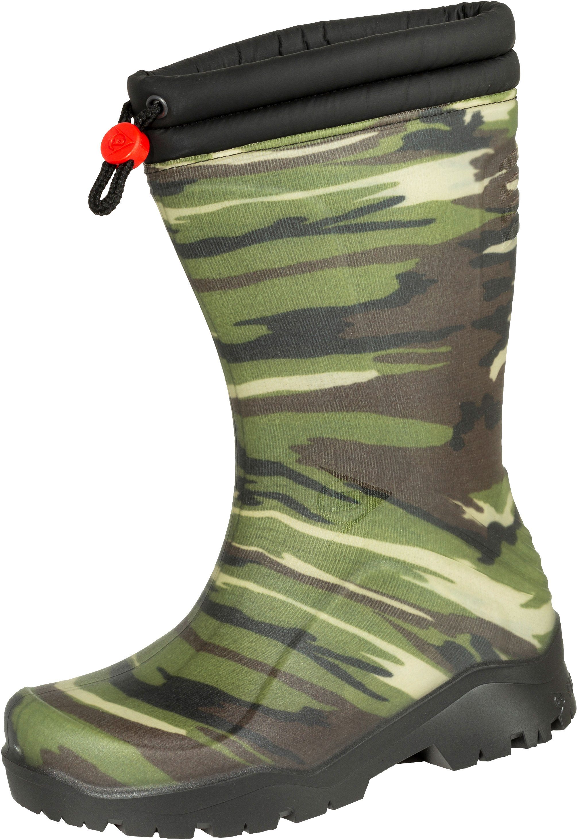 DUNLOP Gummistiefel »Kids Blizzard camouflage«, ideal für kalte ...