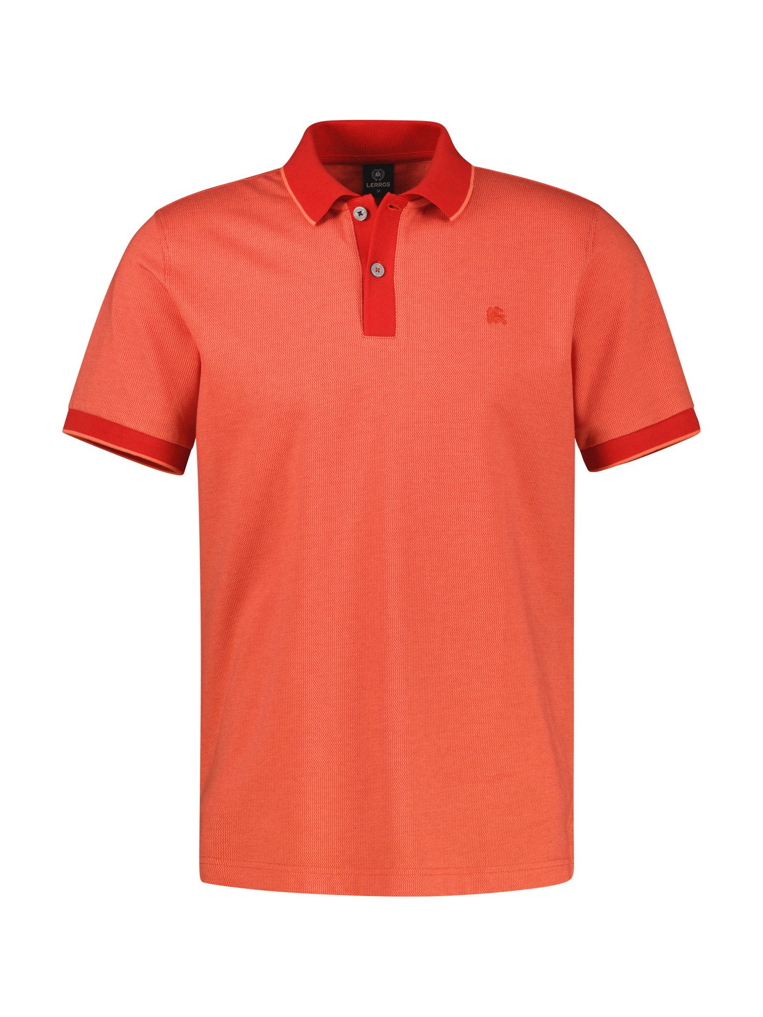 LERROS Poloshirt Kurzarm mit Logostickerei und abgesetzten Ärmeln und Krage günstig online kaufen