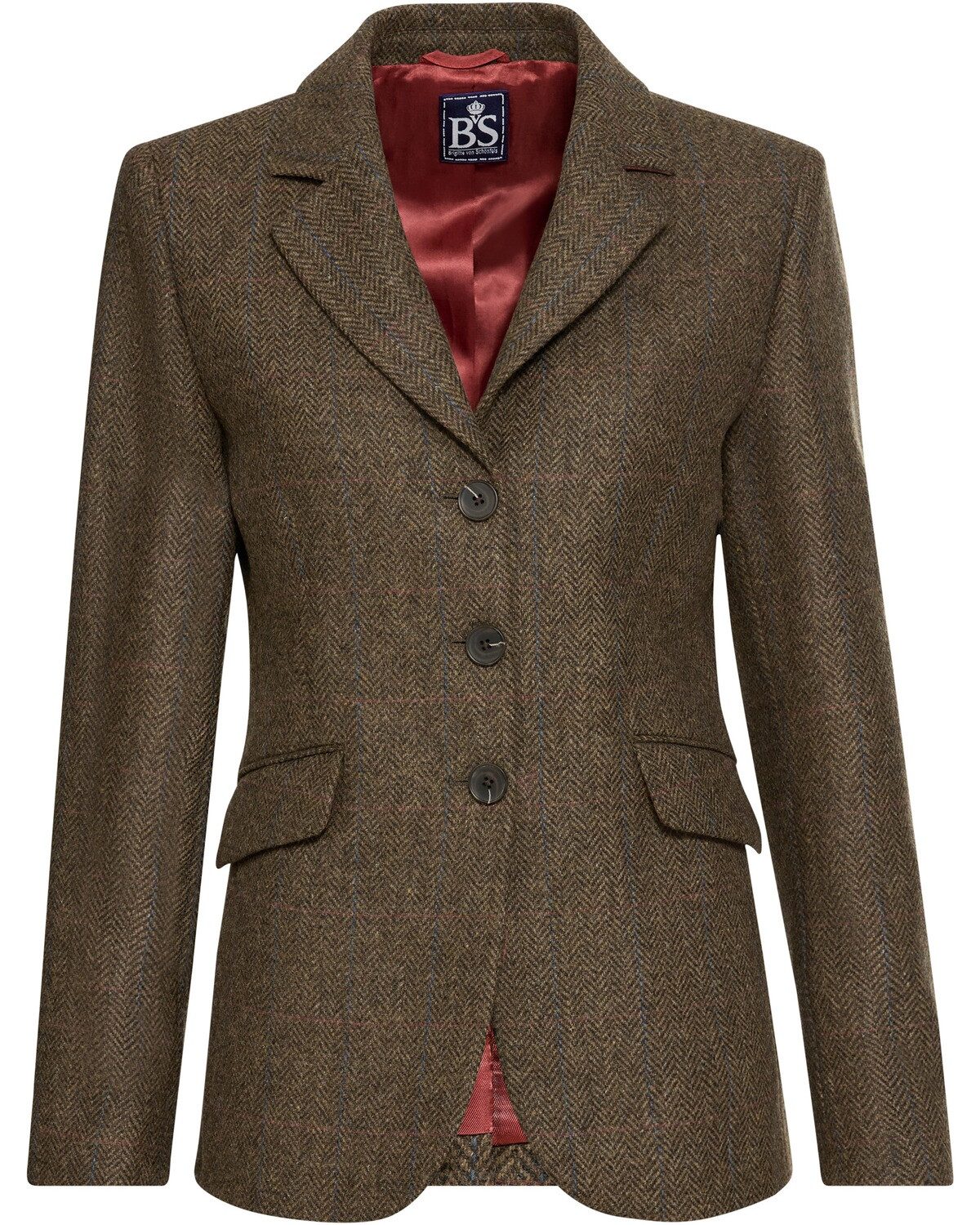 Brigitte von Schönfels Jackenblazer Shetland-Tweed-Blazer