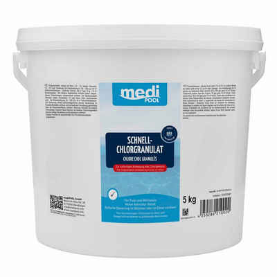mediPOOL Chlorgranulat mediPOOL SchnellChlor Granulat - Chlorgranulat, Aktivchlor, Poolpflege, (Kein Set)