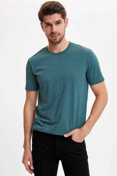 DeFacto T-Shirt »Herren T-Shirt REGULAR FIT«