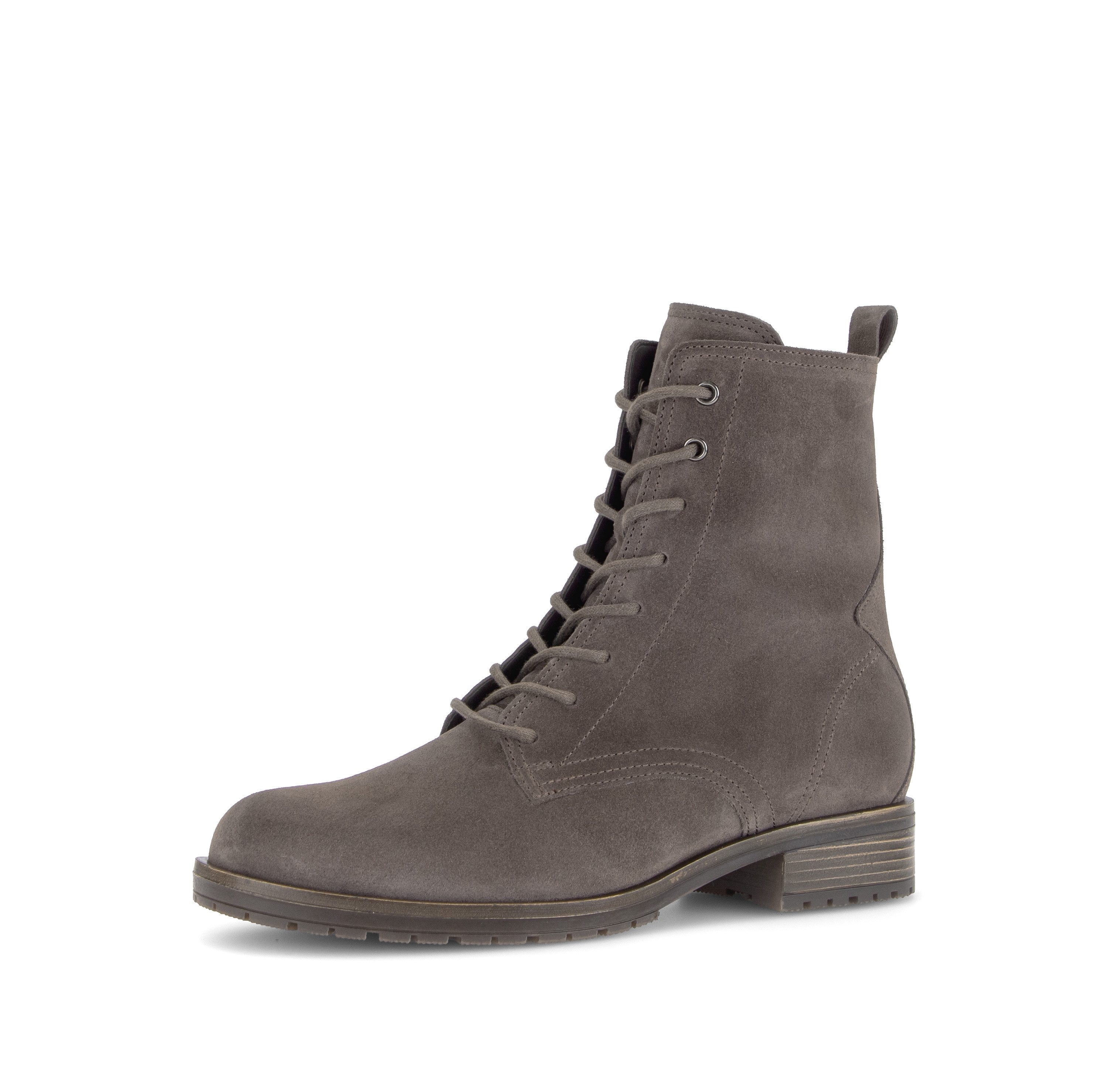Gabor Schnürstiefelette Blockabsatz, Schnürboots in Schuhweite G (weit)
