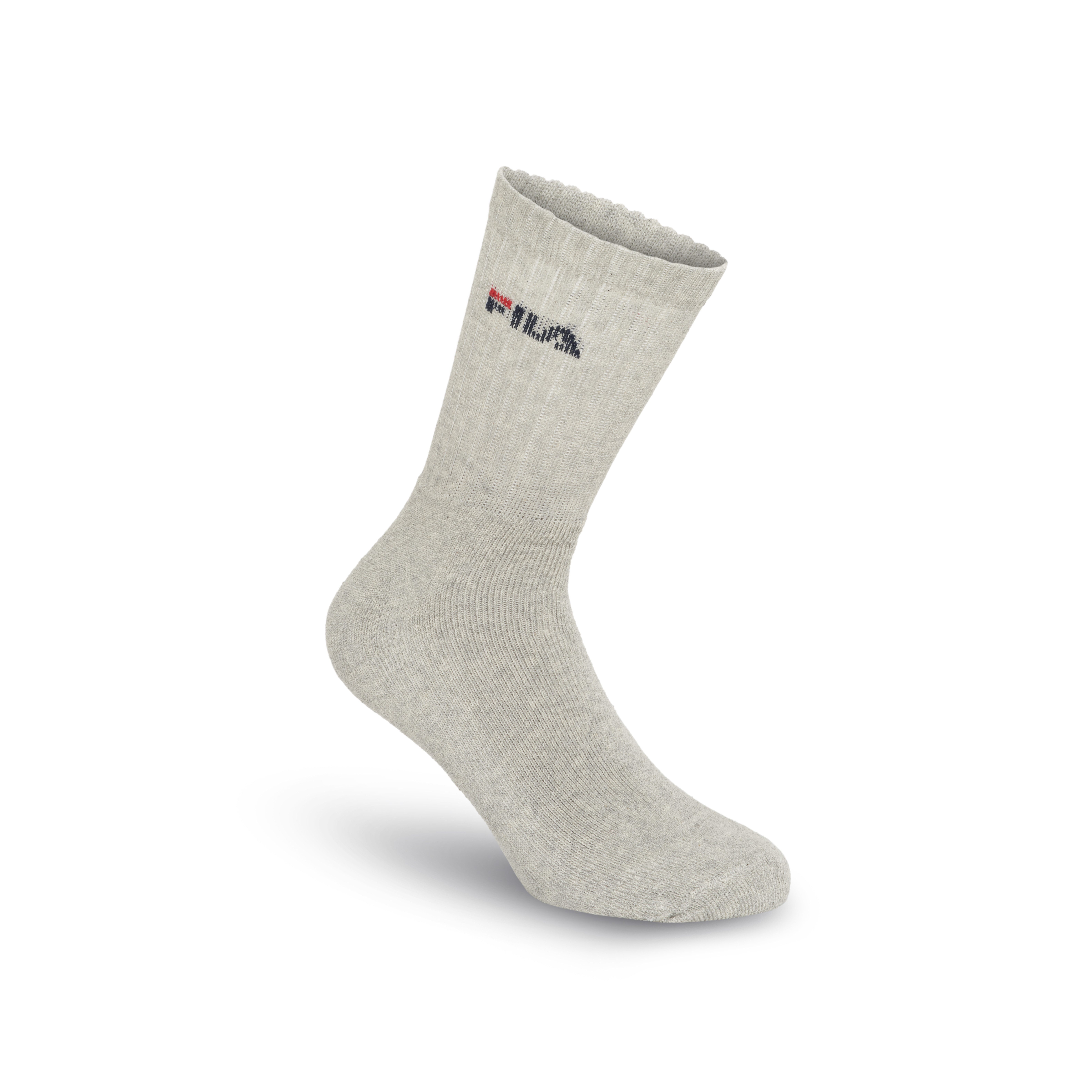 Fila Tennissocken UNISEX CREW TENNIS FULL TERRY SOCKS (3-Paar) mit dezentem Logoschriftzug