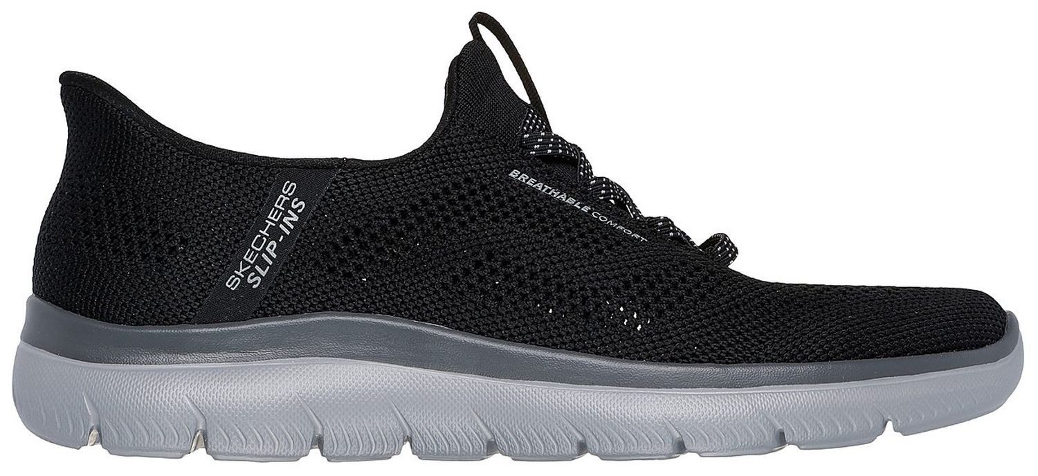 Skechers Summits Perfo Slip-On Schwarz BKCC Slipper