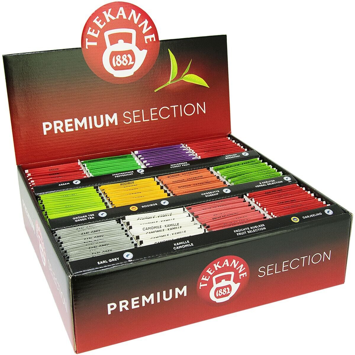 TEEKANNE Tee Premium Selection, 180 Beutel, Gastro Sortimentsbox