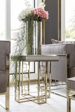 JVmoebel Wohnzimmer-Set Wohnzimmer Set Grau 2x Sessel Schön Design Elegantes Beistelltisch