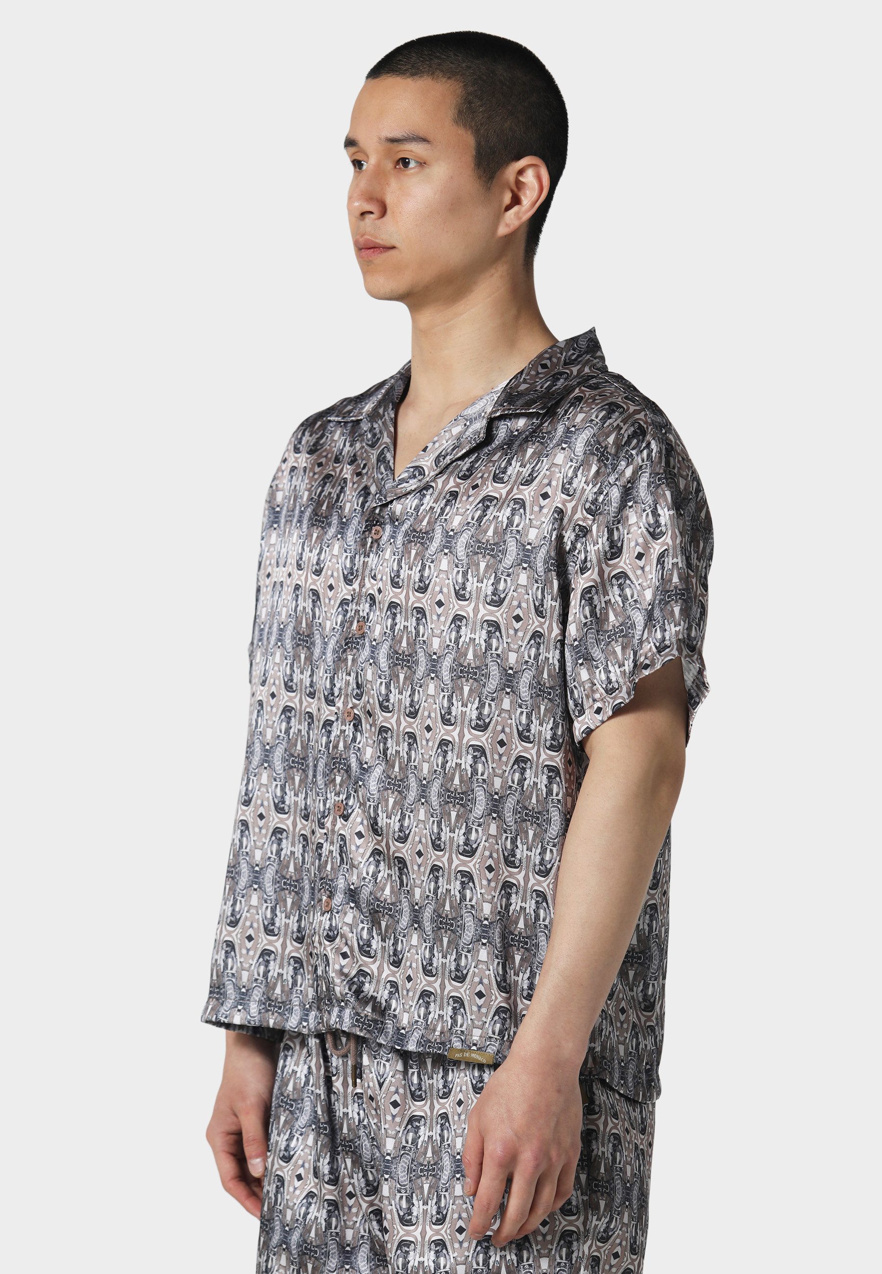 Pas De Monaco Kurzarmshirt Pas De Monaco COCKPIT CUBAN SHIRT (1-tlg)