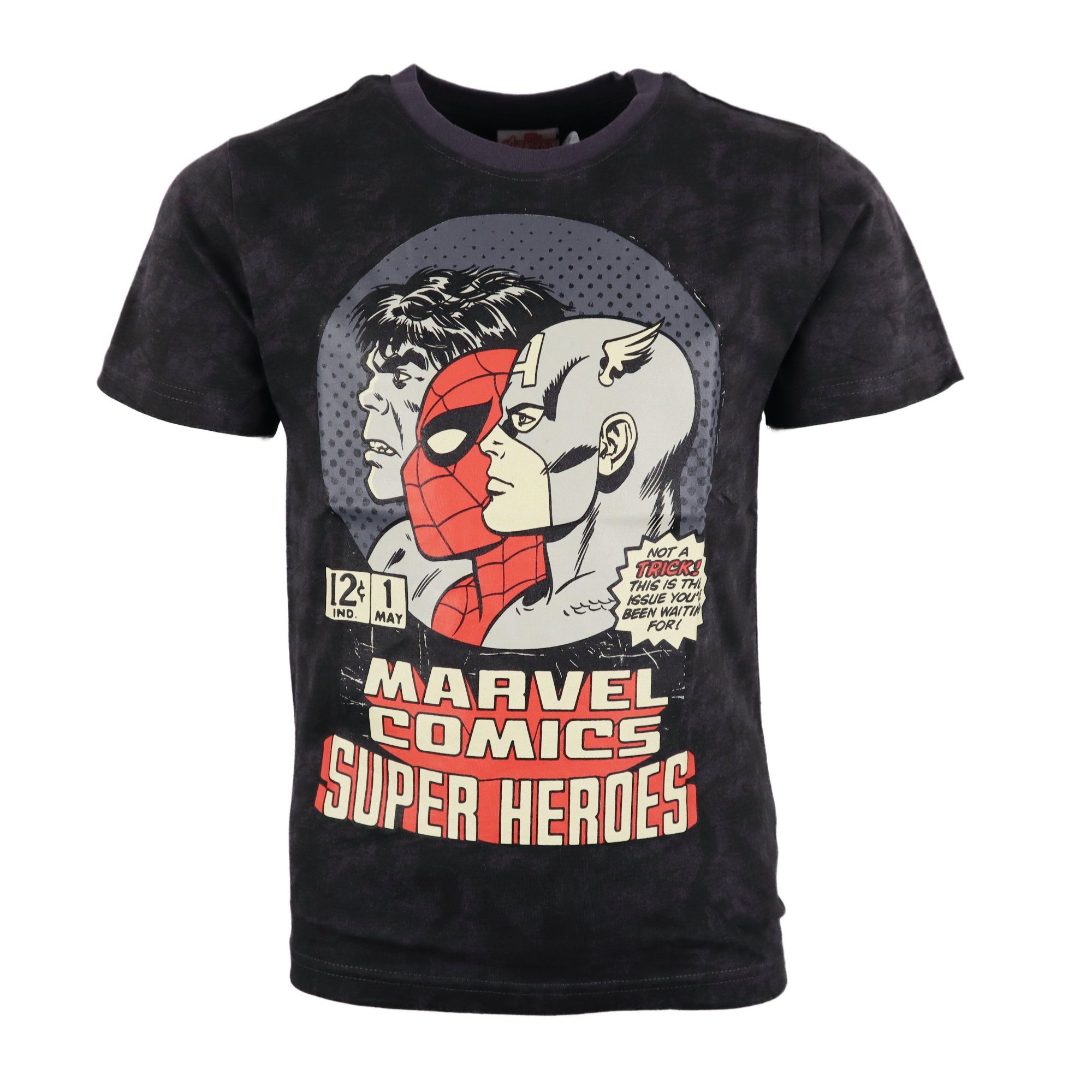 MARVEL PrintShirt Avengers Hulk Spiderman Captain America Jungen T
