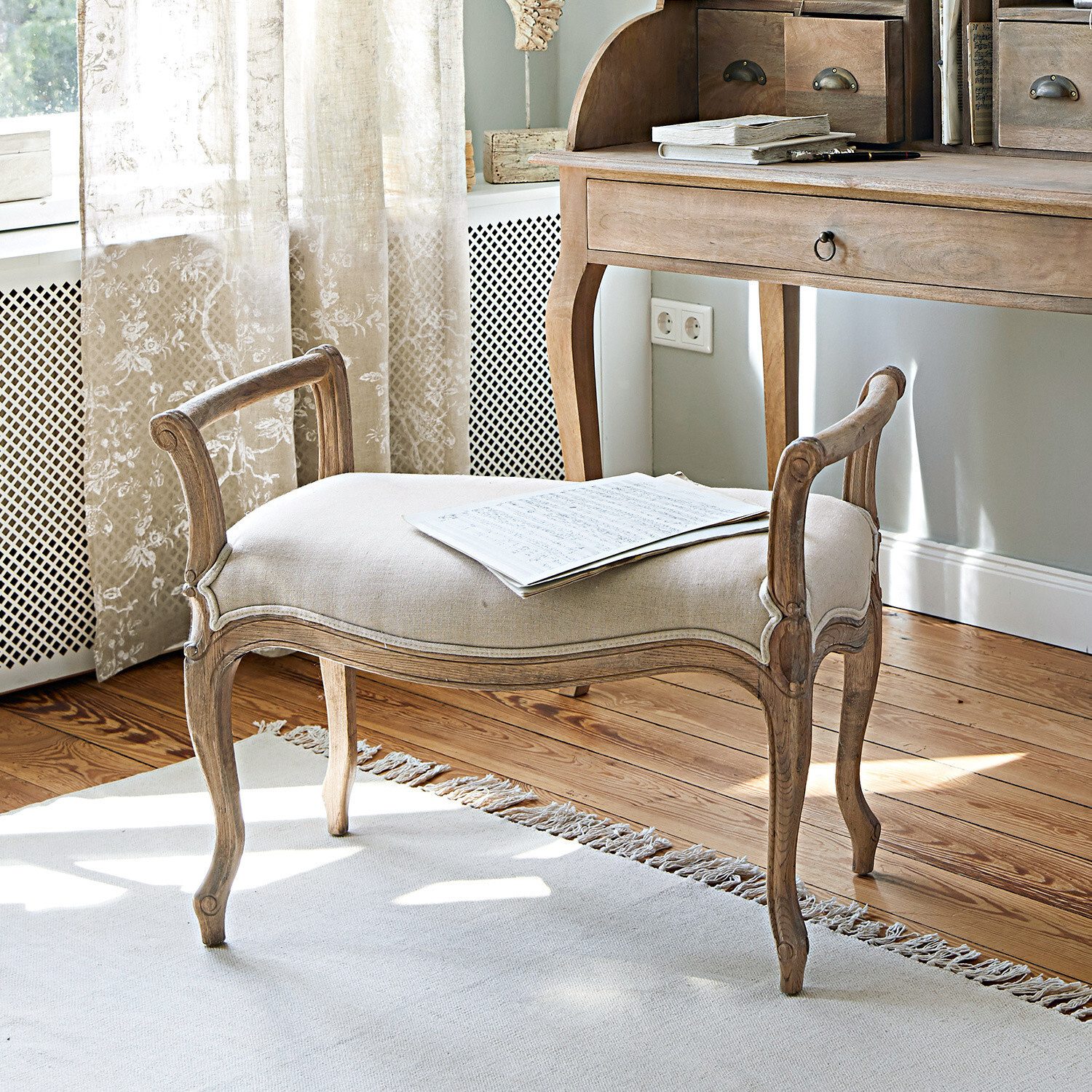 Mirabeau Bank Bank Pierremont creme/antikbraun