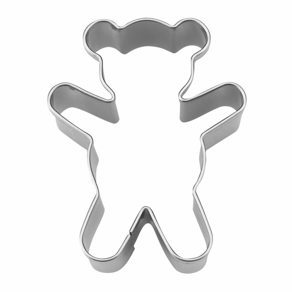 STÄDTER Ausstechform Teddybär 4.5 cm, Edelstahl