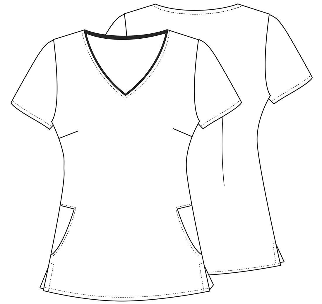 Cherokee Funktionsbluse Bunt bedruckter Damen Kasack "Bambi" Kasack mit Motiv – Bild 5 von 5