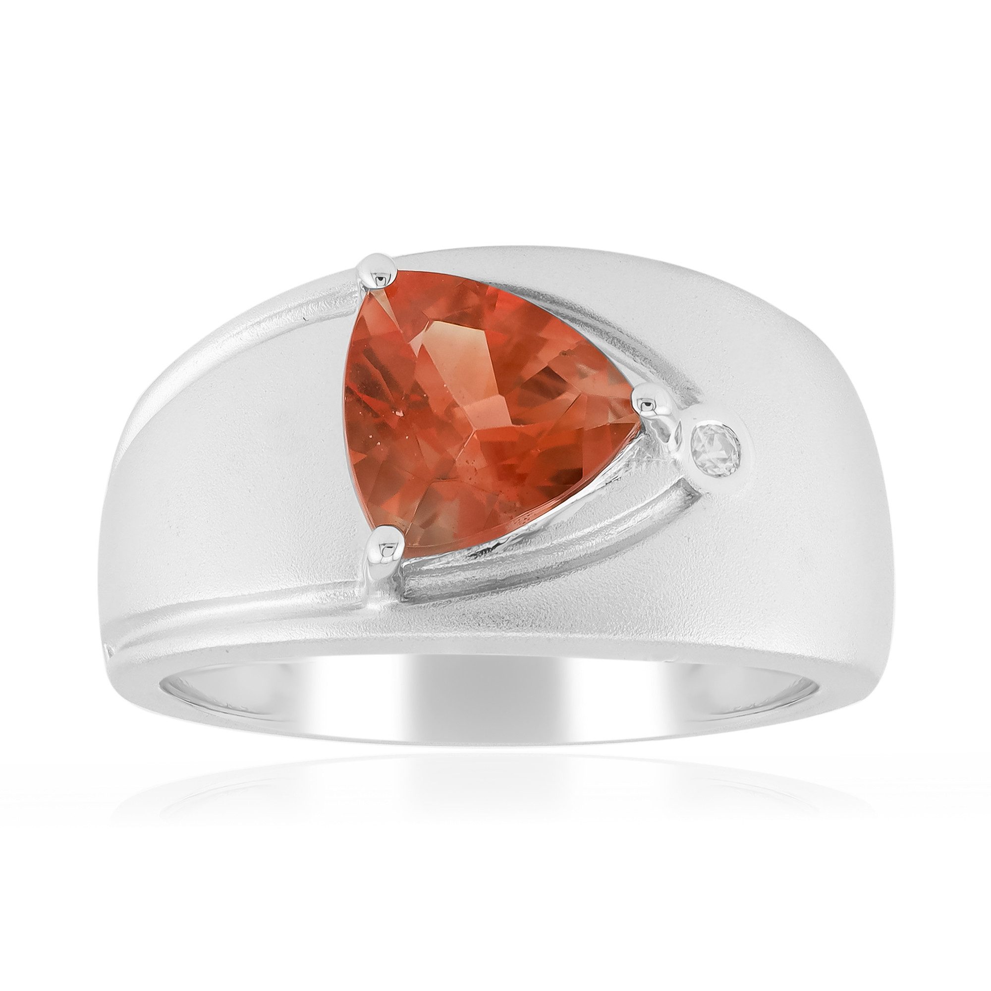 Cavill Silberring Cavill Ring 925 Sterlingsilber rhodiniert 0,87 ct Sonnenstein (1-tlg)