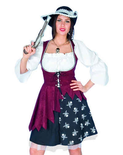 andrea-moden Kostüm Piratin Kostüm 'Jenna' für Damen, Piratenkostüm m