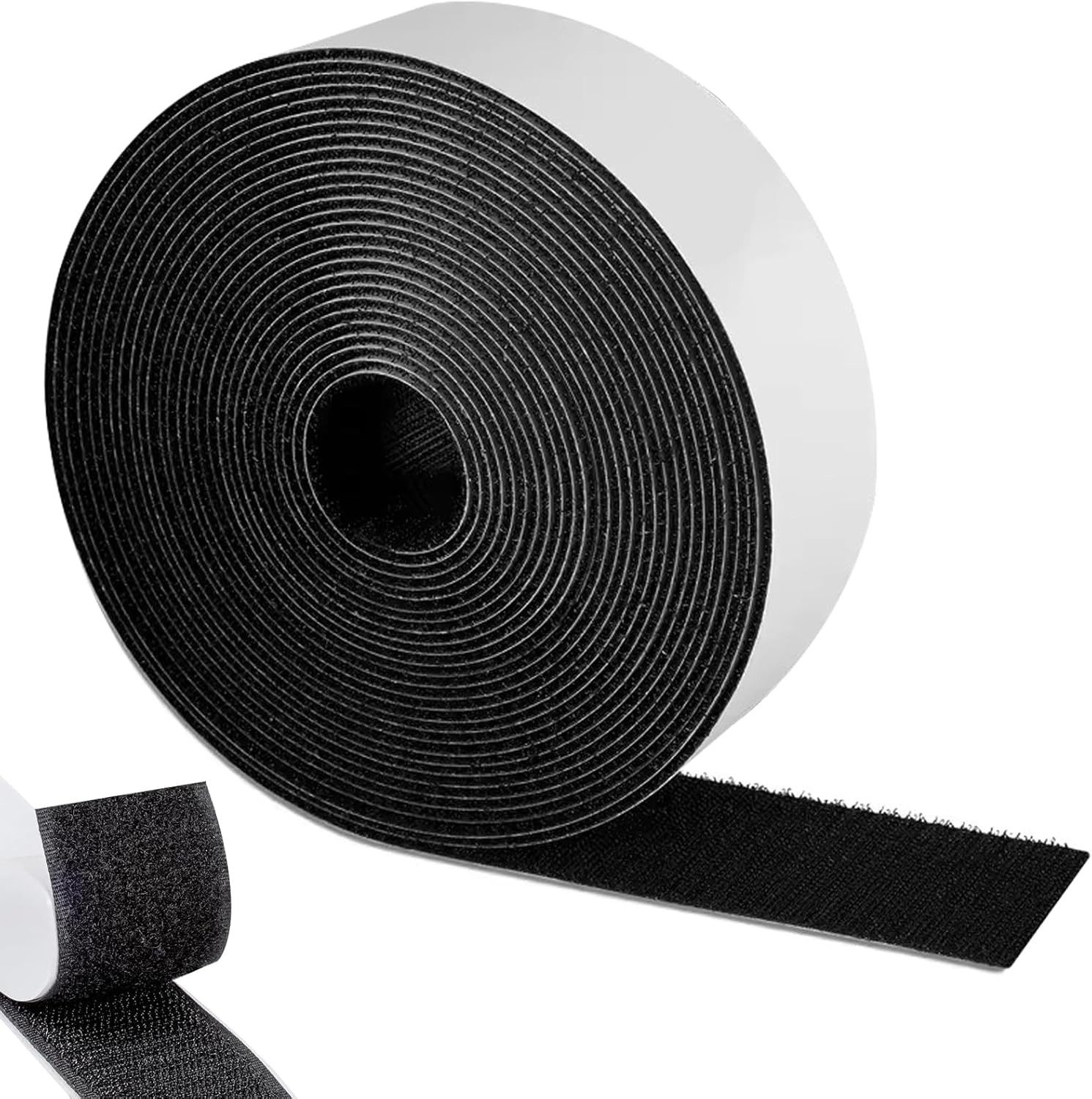 SURFOU Klettband Klettband selbstklebend extra stark 8m x 50mm Haushalt Büro