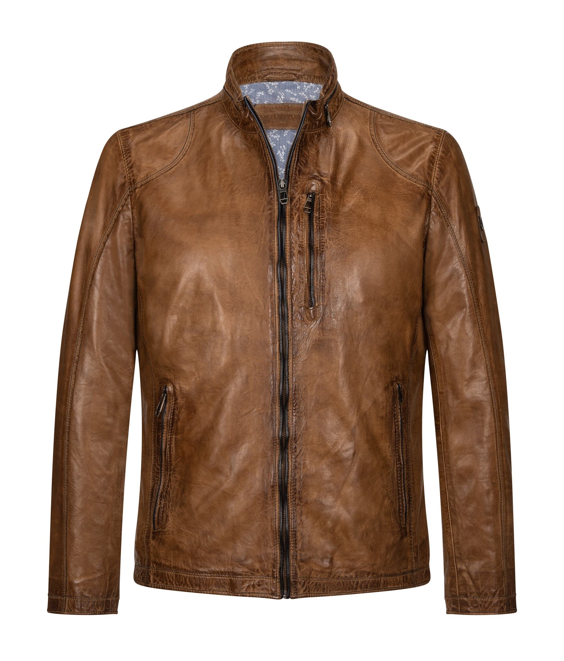 Milestone Lederjacke MS-Edward Herrenjacke aus softem Lammnappa Leder günstig online kaufen