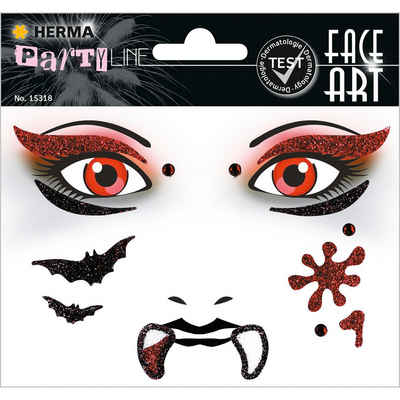HERMA Schmuck-Tattoo HERMA Face Art Sticker Gesichter "Vampir"