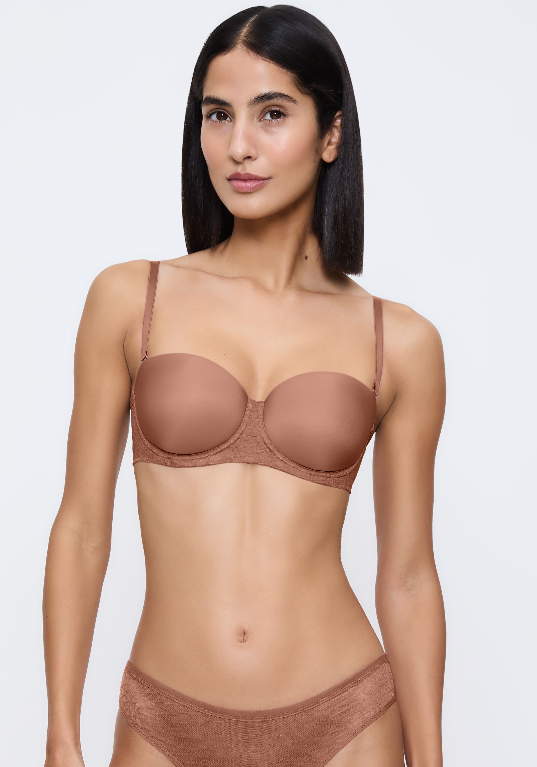 Triumph Bügel-BH Signature Sheer Monogramm-Tüll, abnehmbare Träger, nahtlose Cups