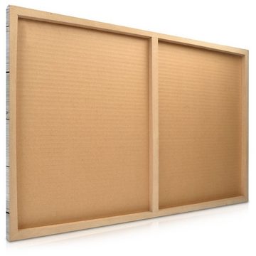 Navaris Memoboard Magnetpinnwand Memoboard - 60x40 cm abwaschbar mit Halterung, (1-tlg)