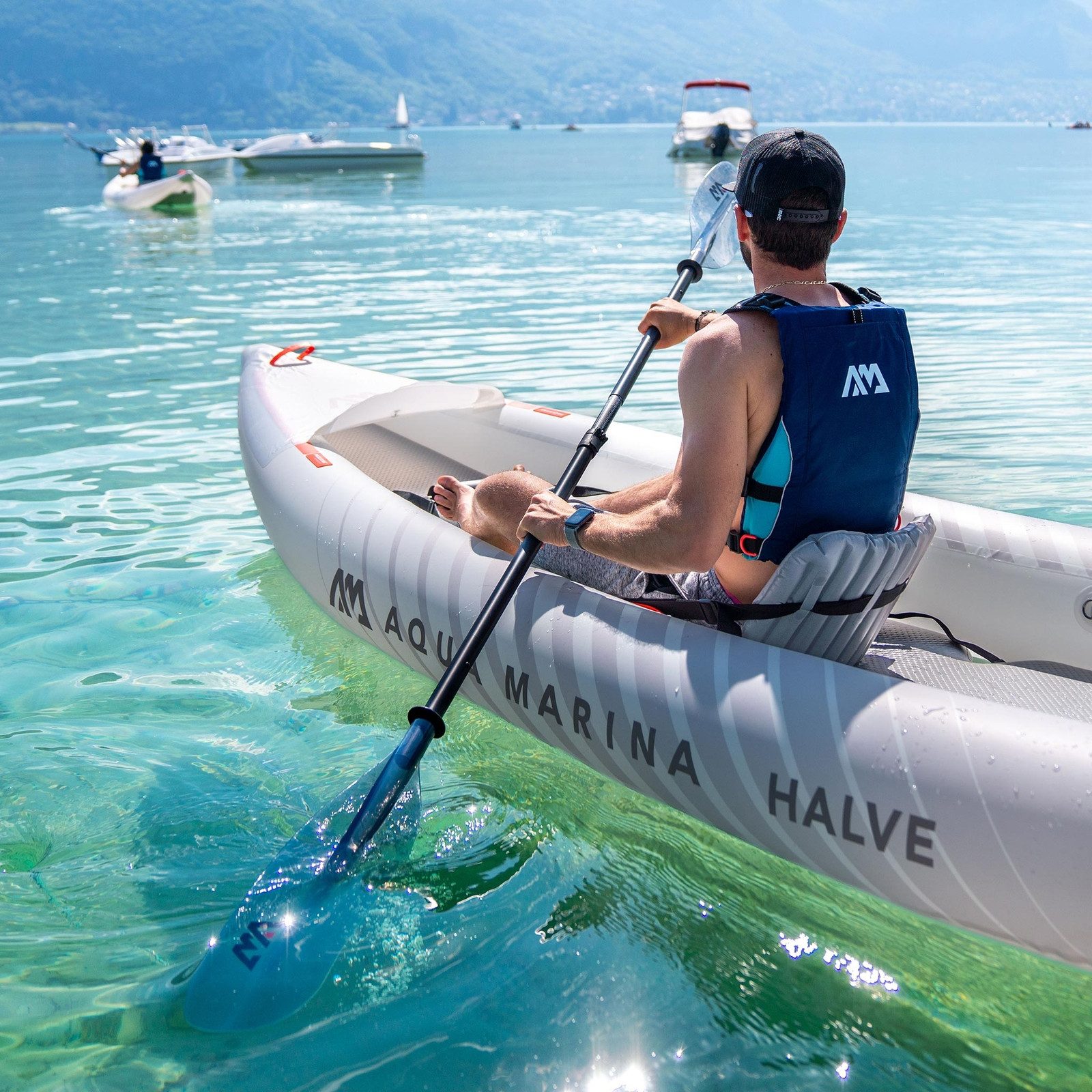Aqua Marina SUP-Board Aqua Marina KP-2 Fiberglas Kajak Doppelpaddel 230240 cm Kajak Kanu