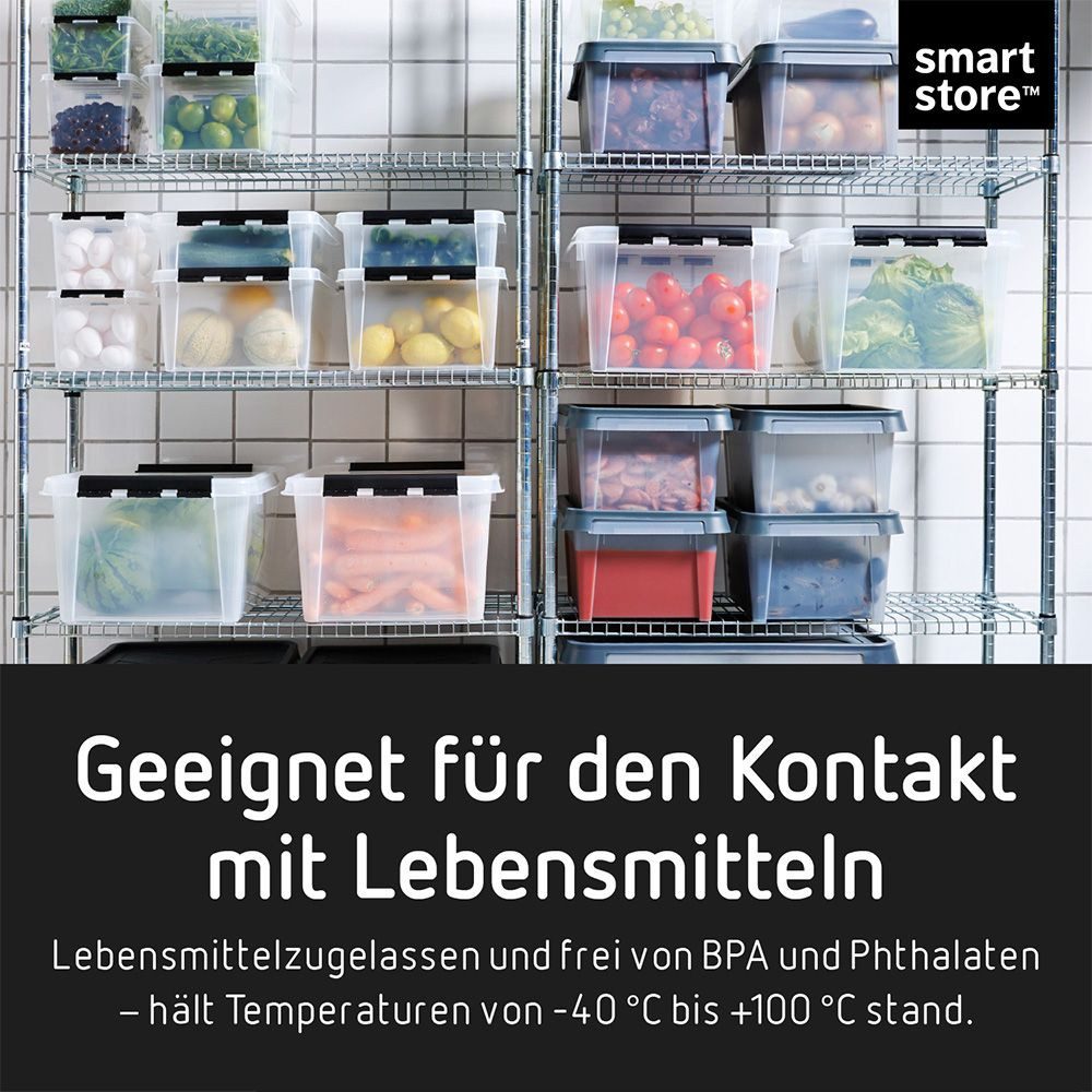 Orthex Aufbewahrungsbox SmartStore Aufbewahrungsbox Classic 7L mit Deckel 7 Liter 28 x 28 x 17 – Bild 5 von 5