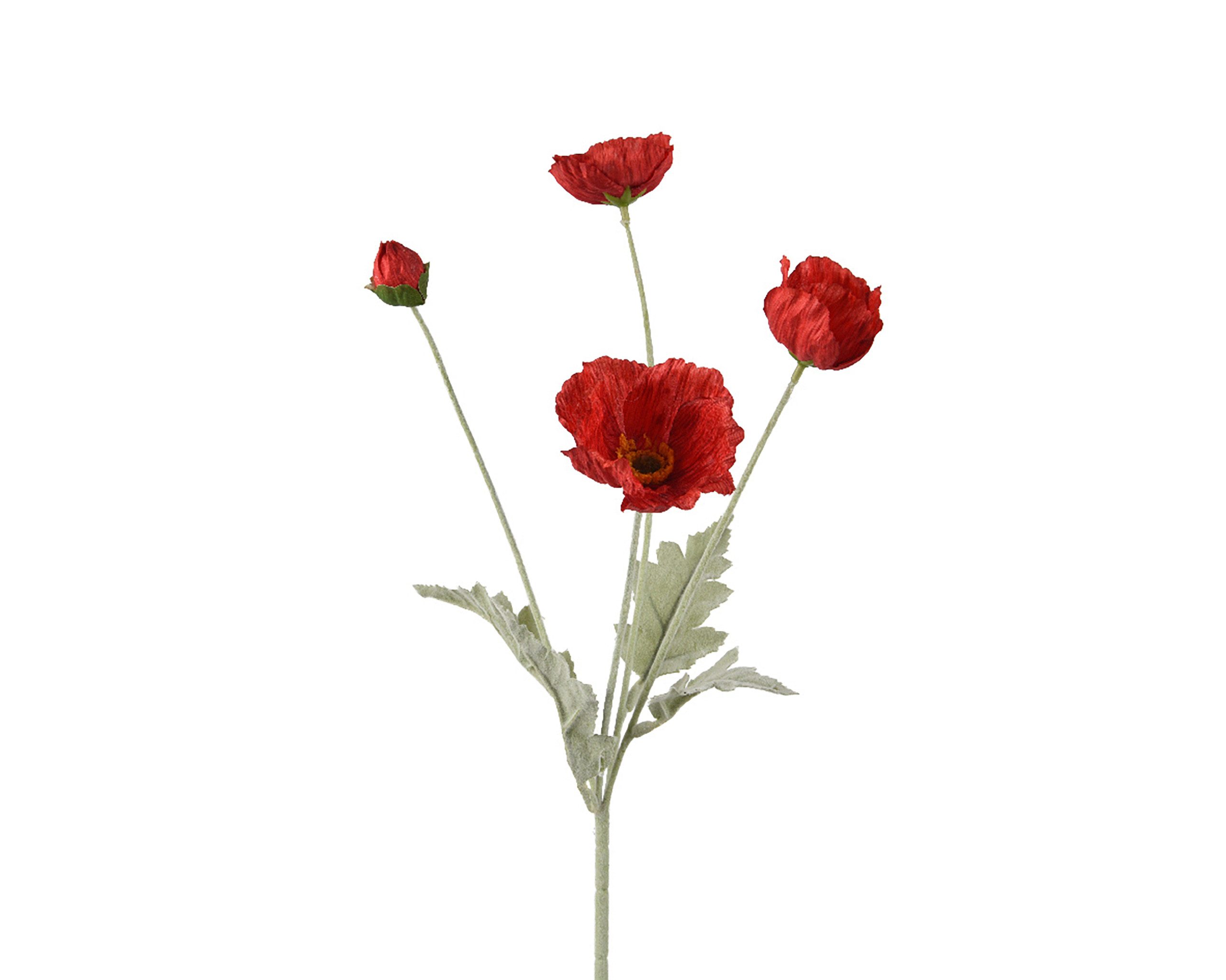 Kunstblume, Decoris season decorations, Künstliche Mohnblume günstig online kaufen