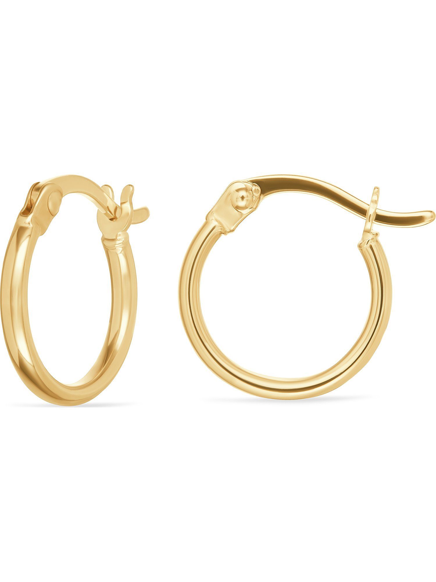 FAVS Paar Creolen FAVS Damen-Creolen 375er Gelbgold (Paar)