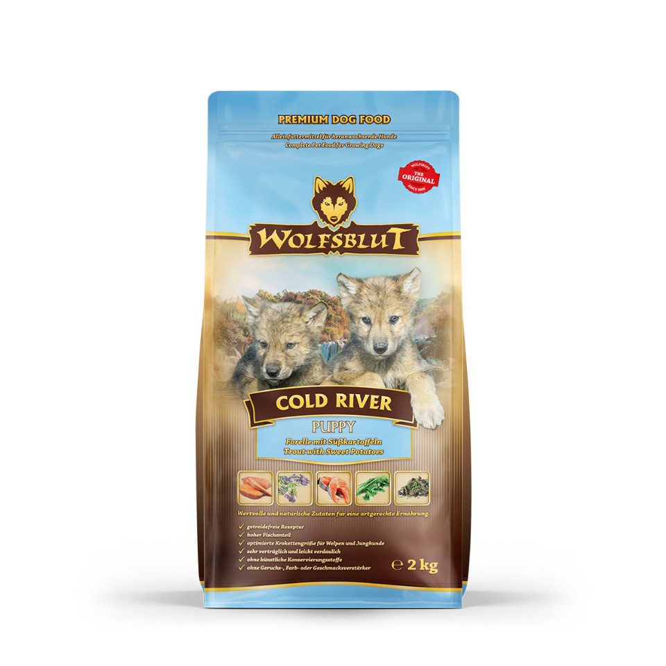 Wolfsblut Cold River Puppy - getreidefreies Trockenfutter mit Forelle für Welpen, Trockenfutter für: Hunde von Wolfsblut