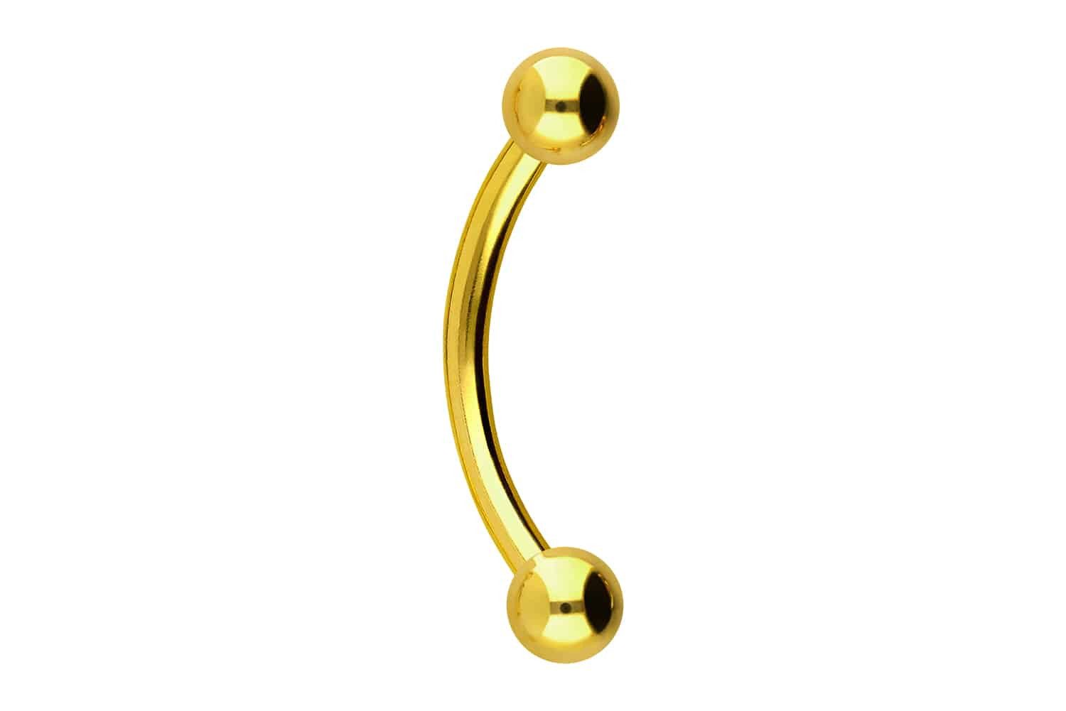 PIERCINGLINE Bauchnabelpiercing Titan Banane (Bananen, 1-tlg) günstig online kaufen