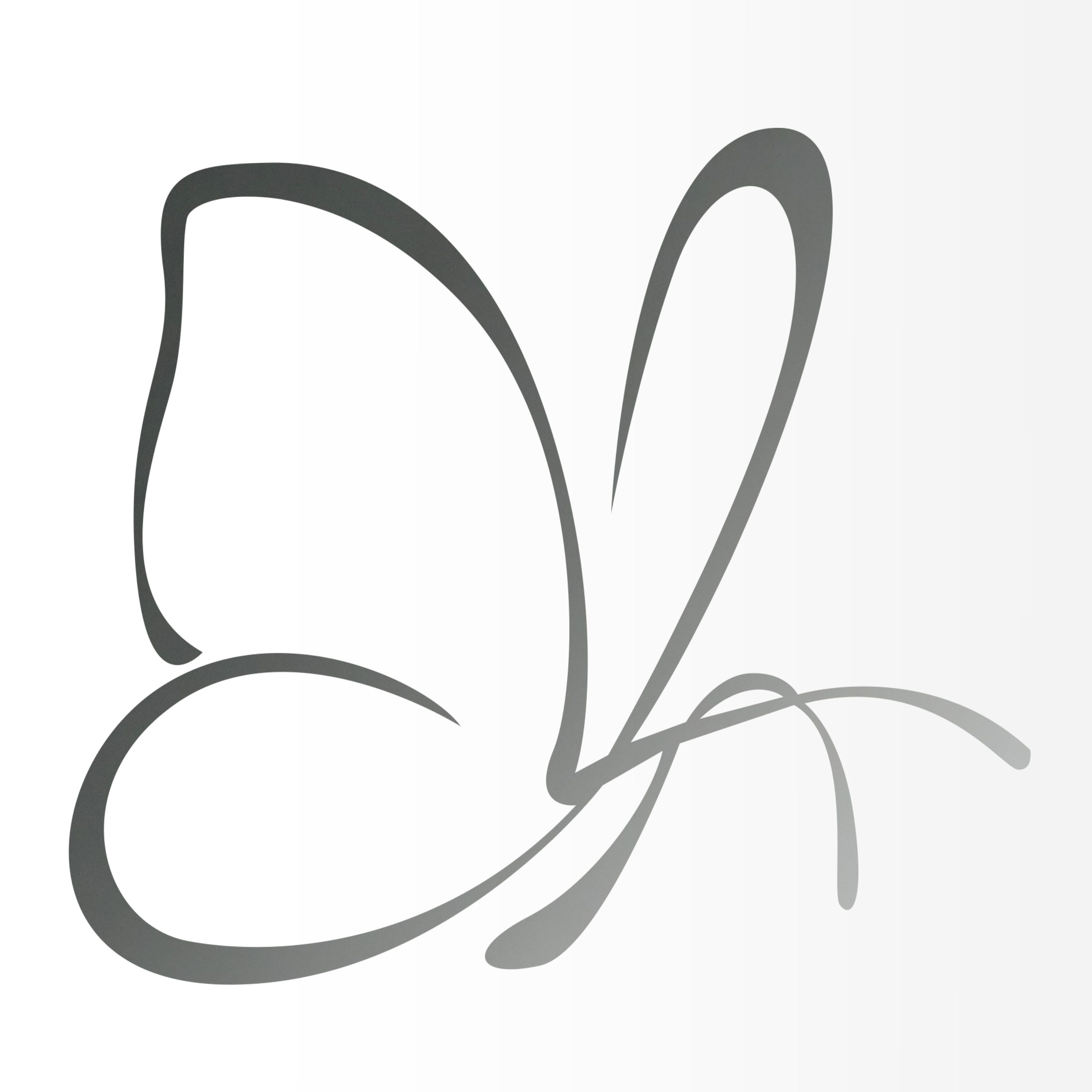 Nomiro Aufkleber Schmetterling 123 x 99 mm, (1tlg), konturgeschnitten, ohne Hintergrund