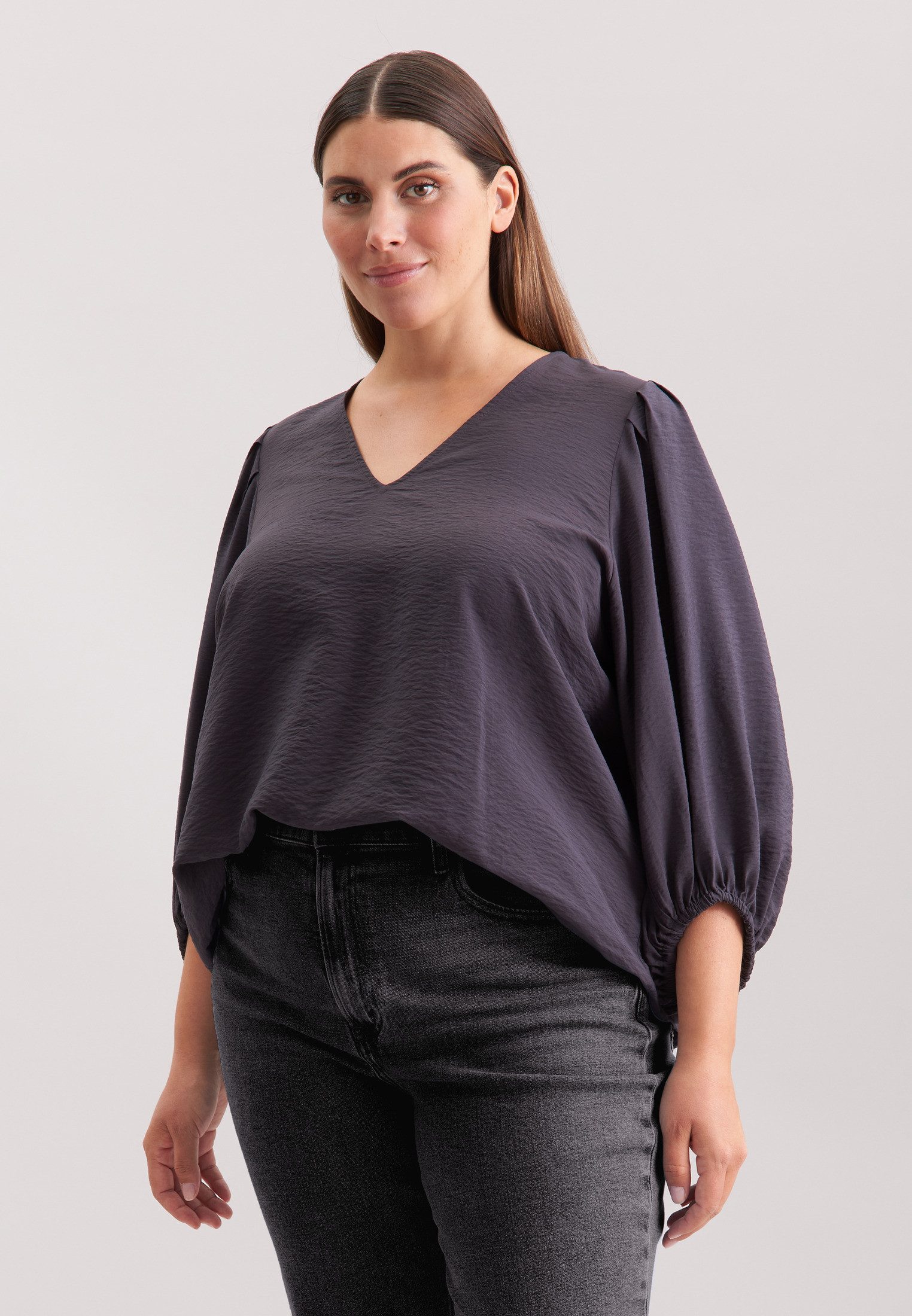 seidensticker Tunika Schwarze Rose