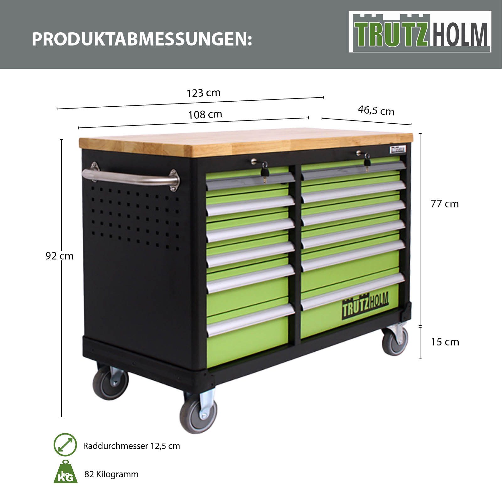 TRUTZHOLM Werkstattwagen DELUXE 2 x 6 günstig online kaufen