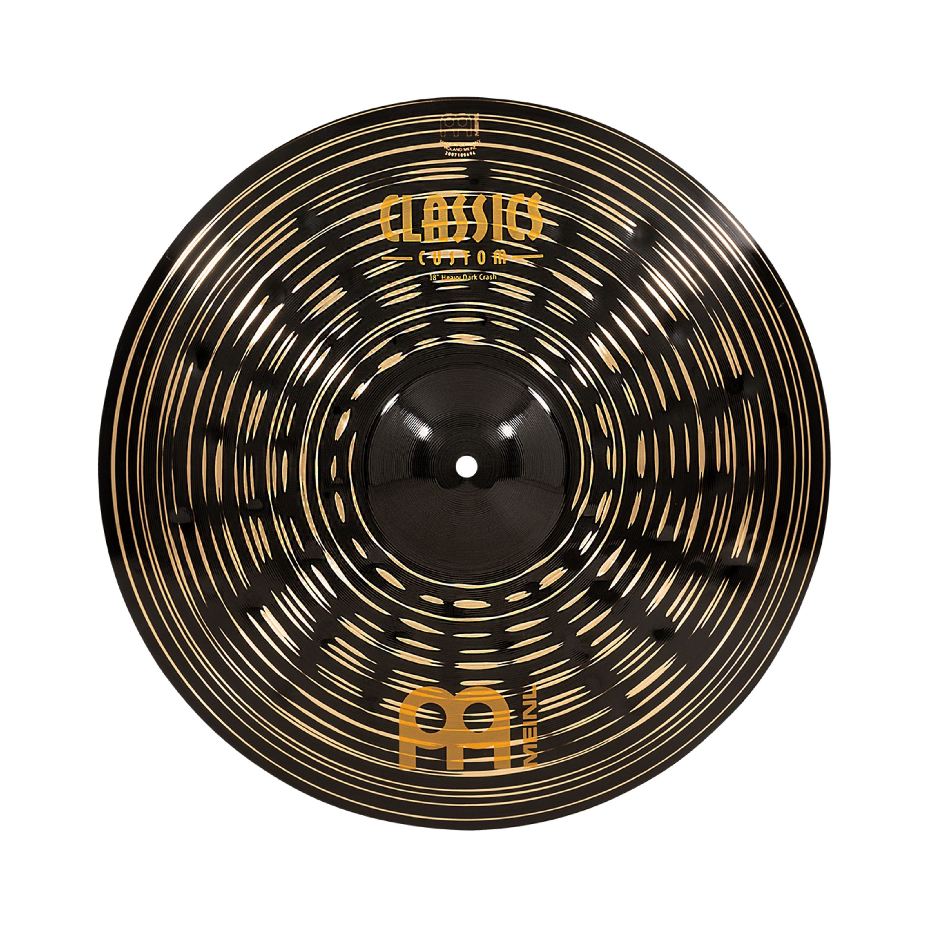 Meinl Percussion Becken, Cymbals, Crash Becken, Classics Custom Dark Heavy Crash 18" - Crash Becken