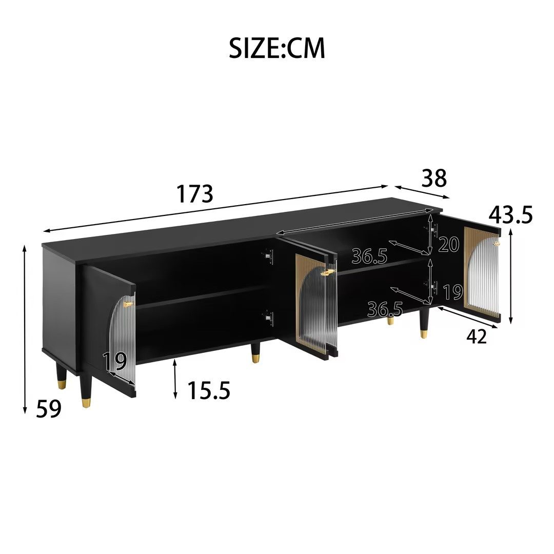 Ulife Lowboard TV-Ständer,TV Board, TV-Schrank mit günstig online kaufen