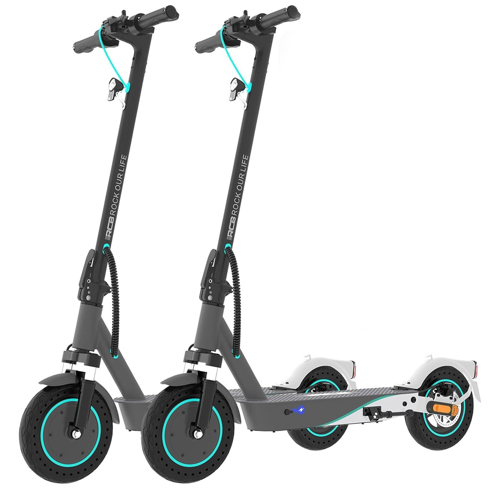 E-Scooter EV10KP mit Straßenzulassung (ABE), Komfortable Stoßdämpfung, APP