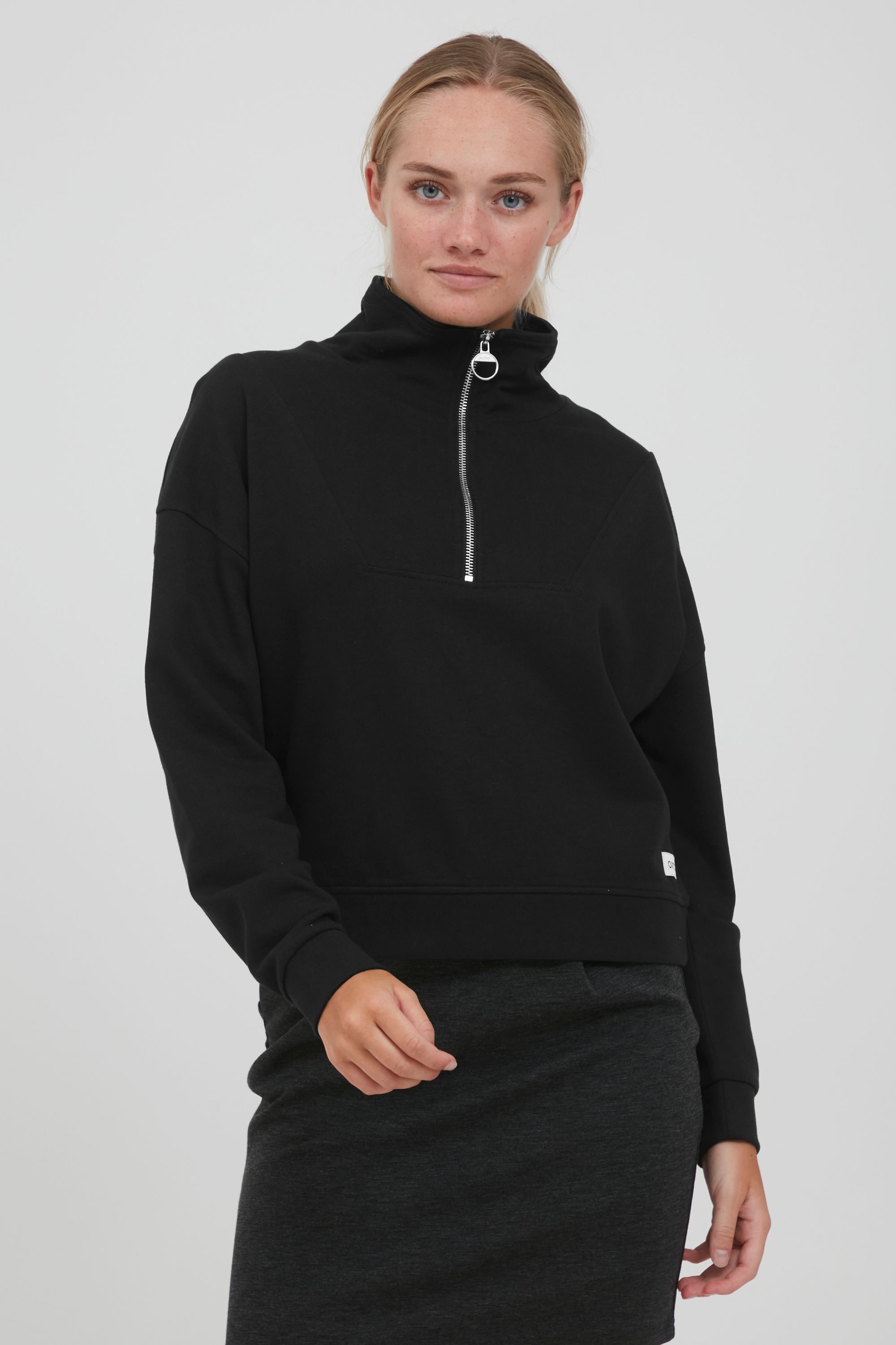 OXMO Troyer OXGrethe Sweatpullover mit Stehkragen günstig online kaufen