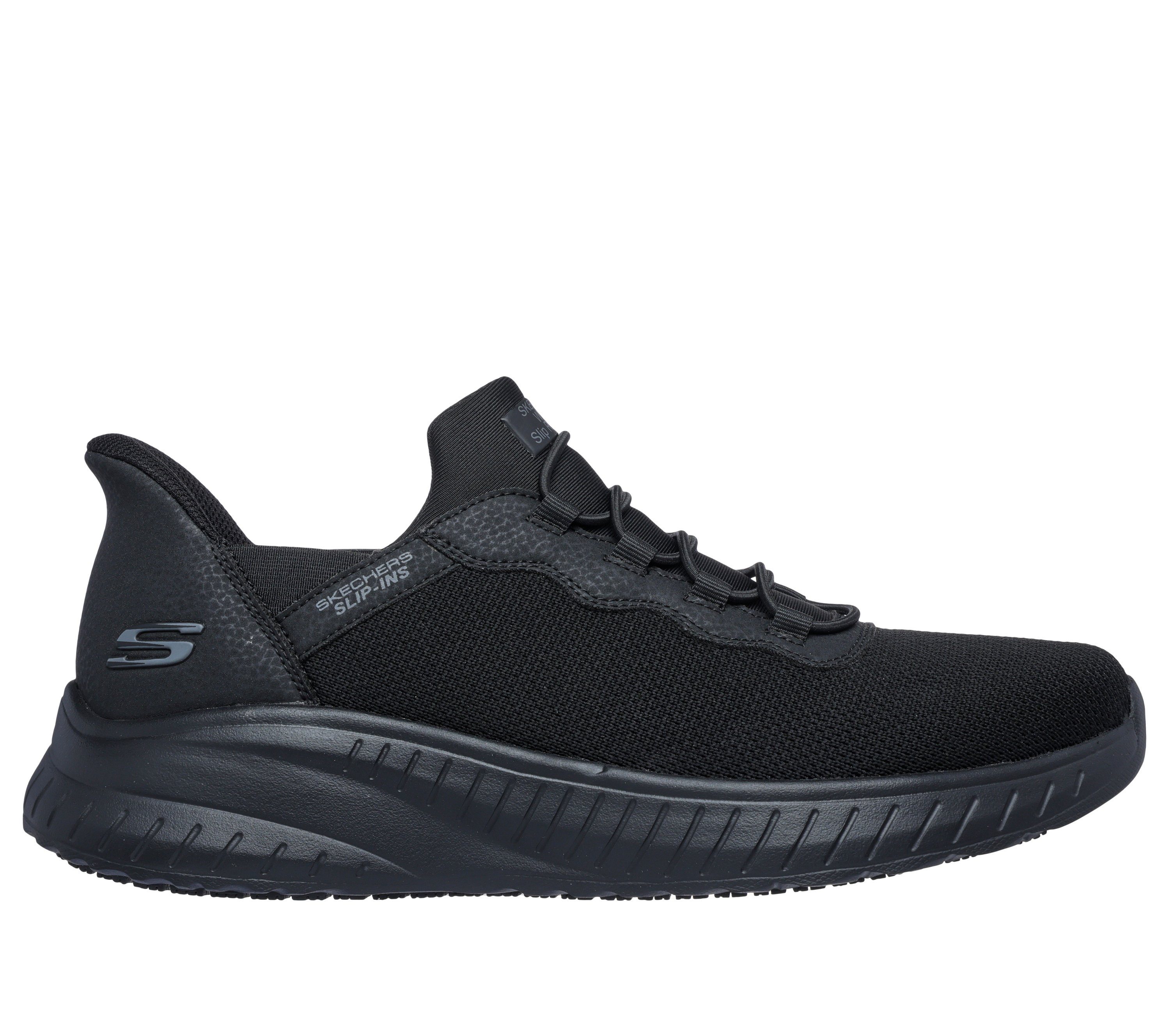 Skechers SQUAD CHAOS SR-STIVIG Berufsschuh Slip-on Sneaker für den Arbeitsalltag, Maschinenwäsche