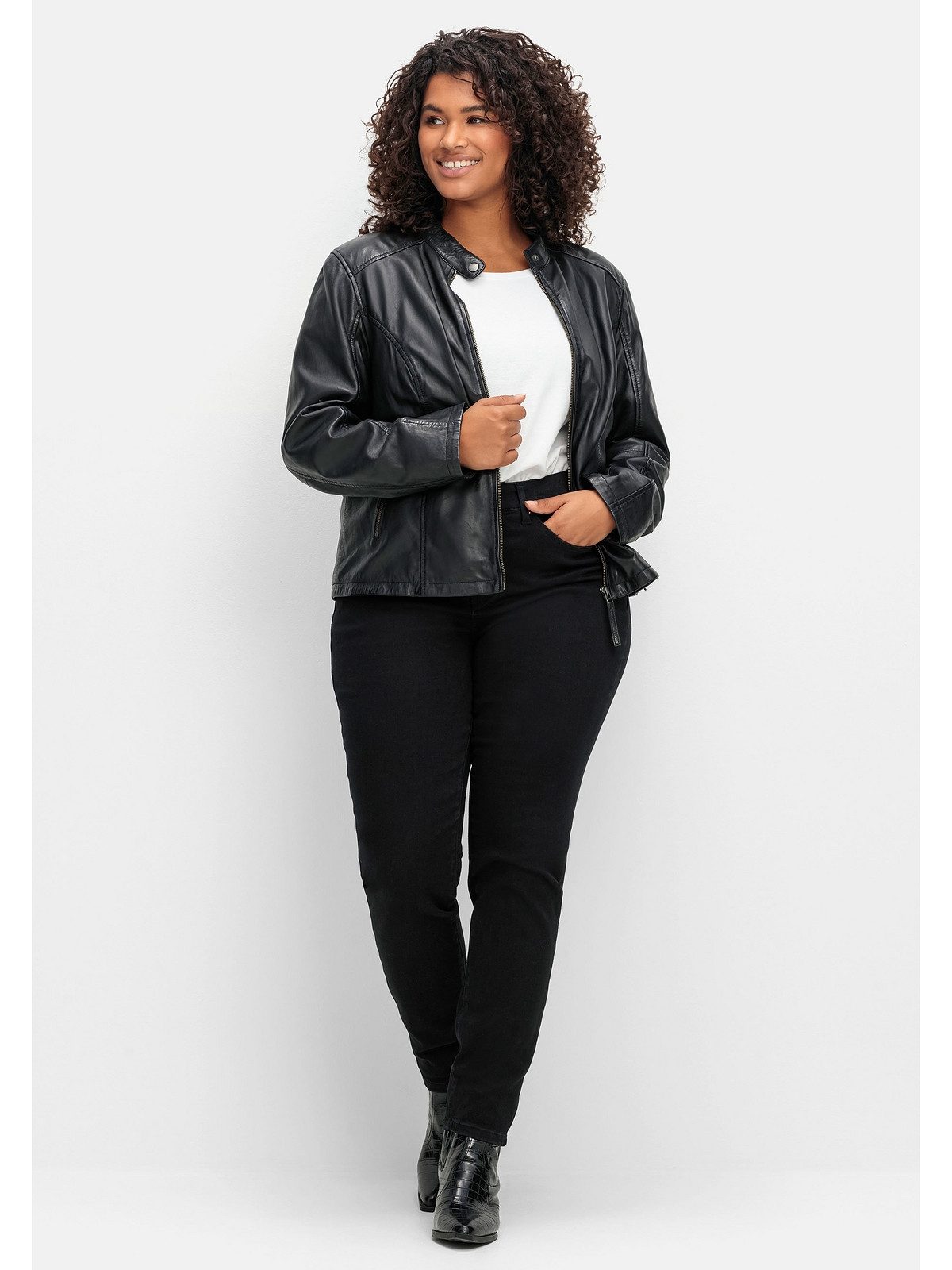 Sheego Stretch-Jeans Große Größen Skinny mit Bodyforming-Effekt