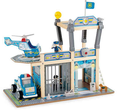 Hape Spielwelt »Polizeistation«, mit Polizeihubschrauber und Polizeiauto